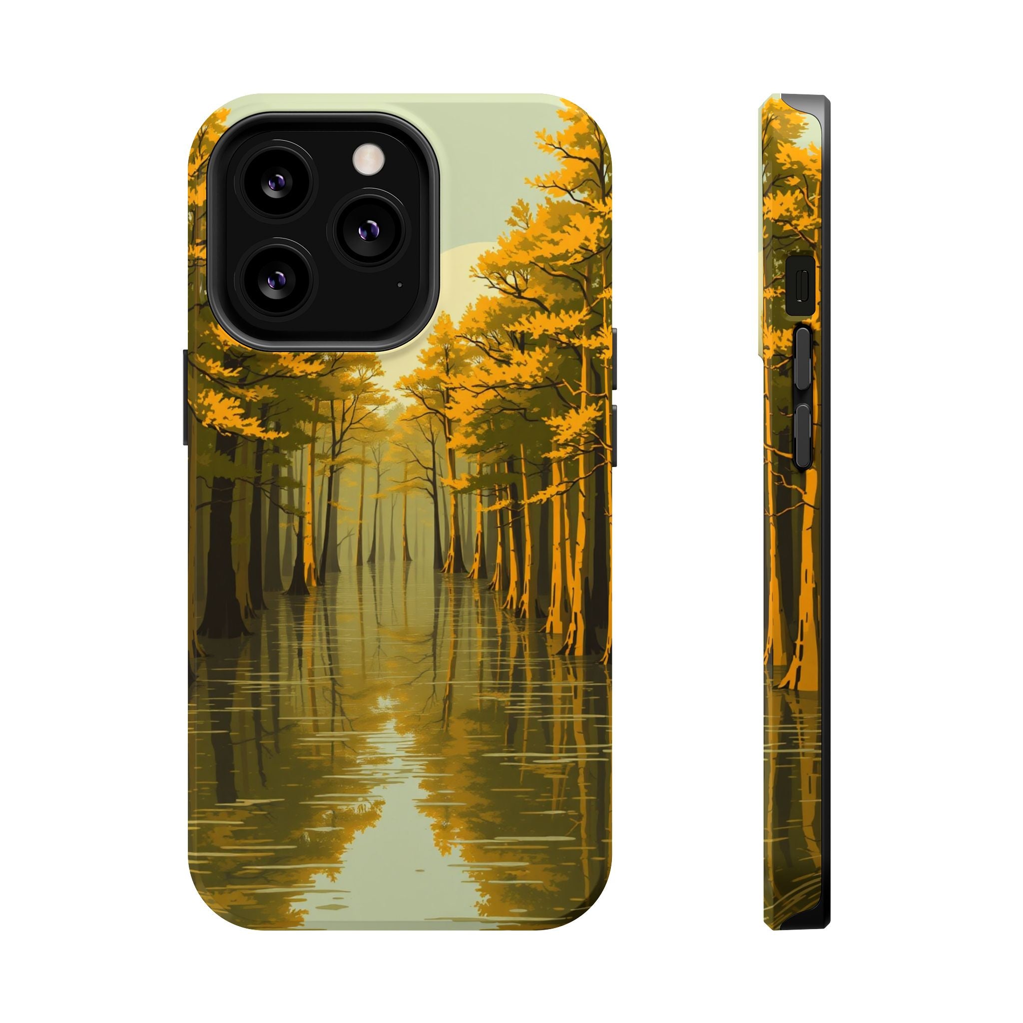 iPhone Cypress Swamp Enchanted Art Bold Modern Everyday Snap Case · iPhone Case