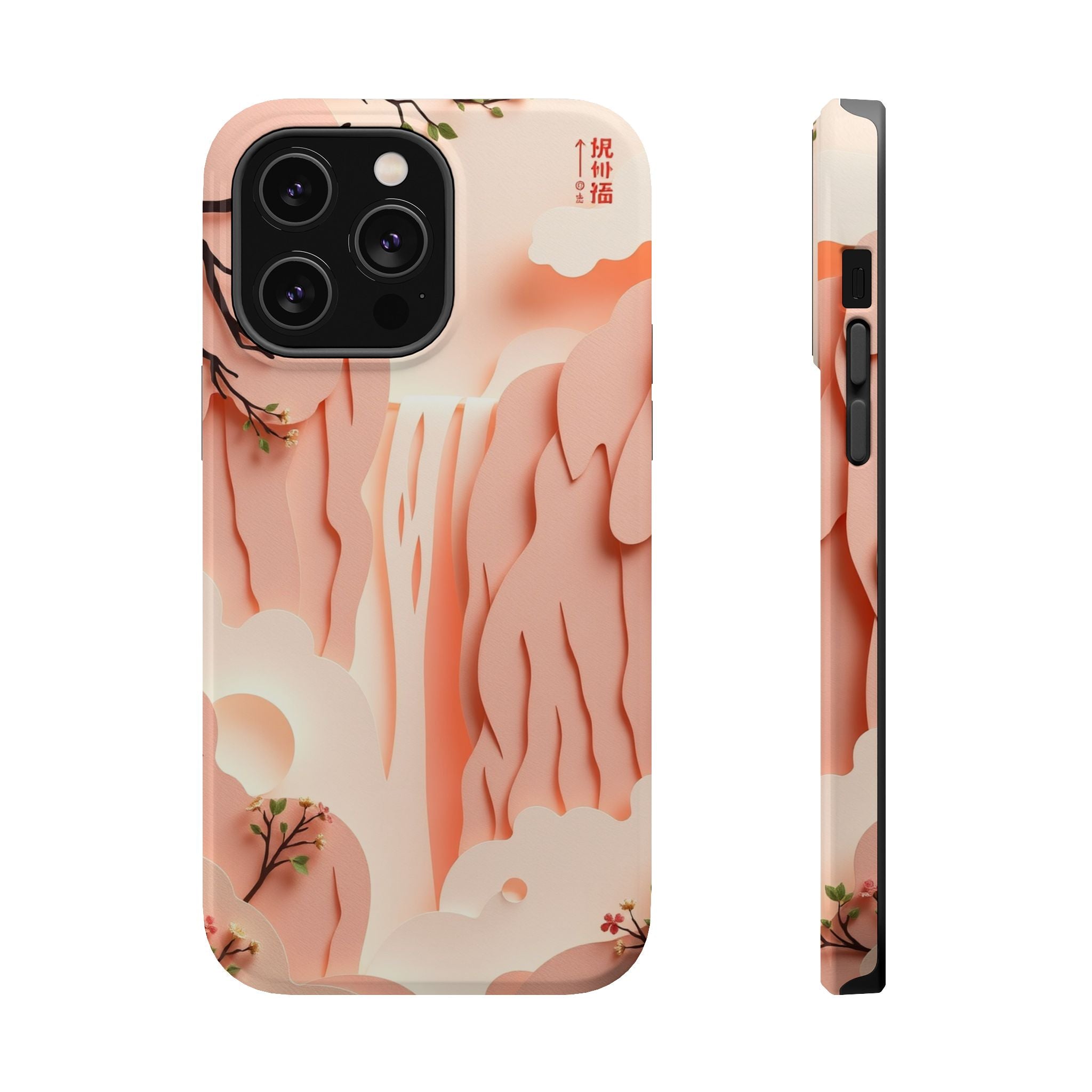 iPhone Waterfall Mist Electric Art Bold Modern Everyday Snap Case · iPhone Case