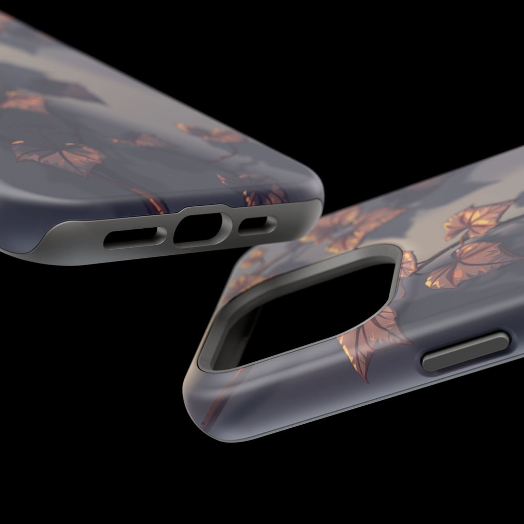 iPhone Charcoal And Copper Art Nouveau Vine Soft iPhone 13 Finish · iPhone Case