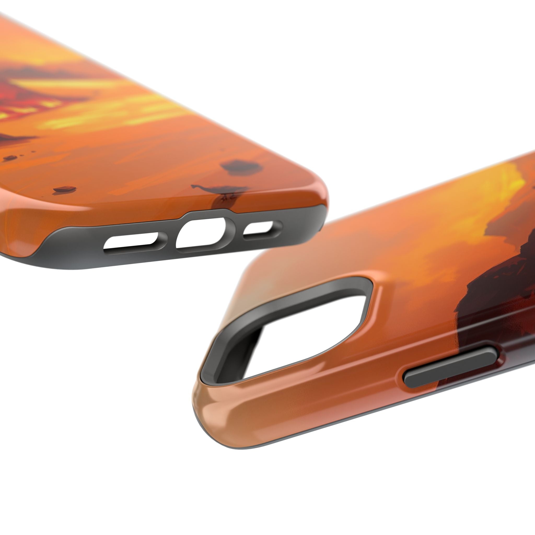 iPhone Burnt Orange And Sand Wildfire Glow Slim iPhone Everyday · iPhone Case