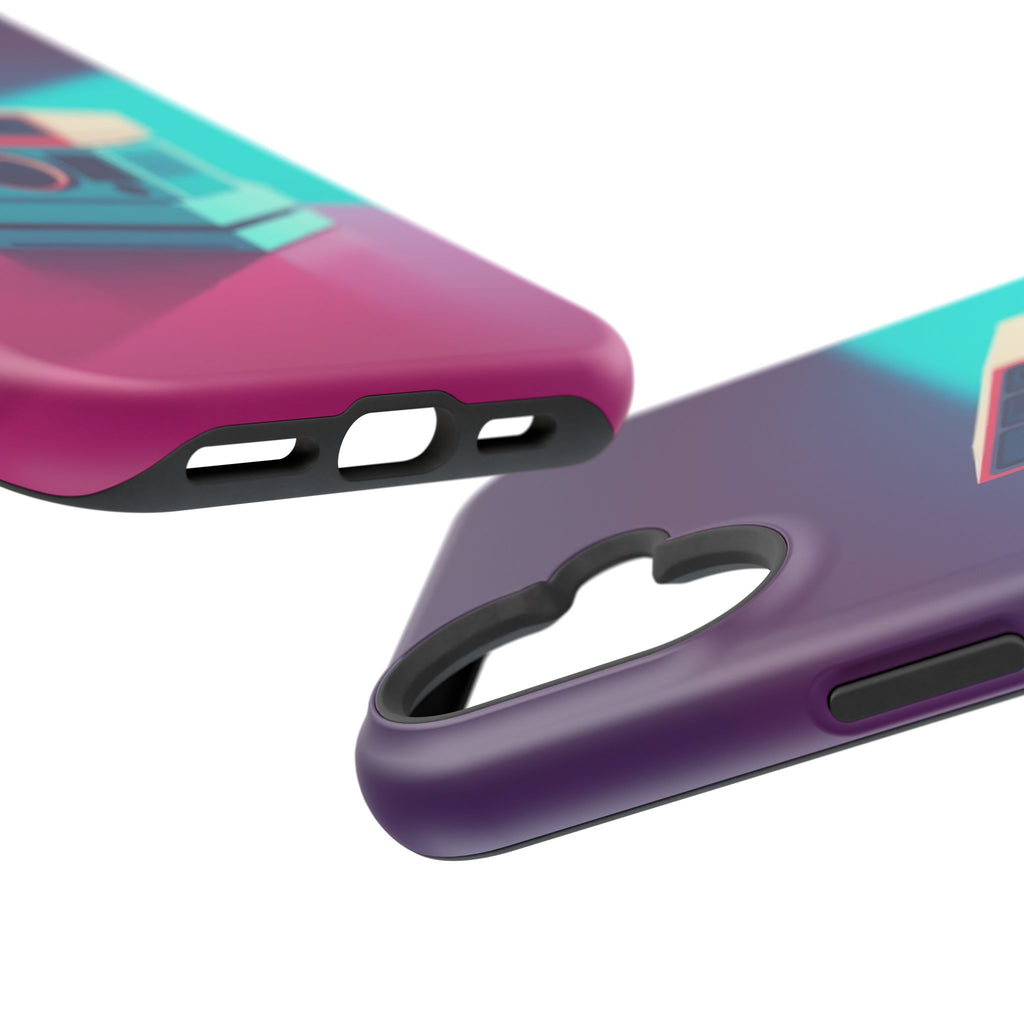 iPhone Polaroid Stack Memory Pop Art Bold Slim Everyday Designer Case · iPhone C