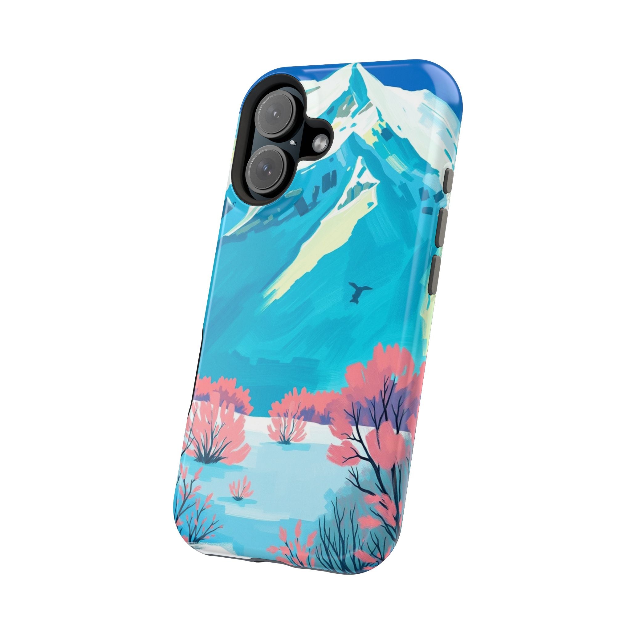 iPhone Snow Field Electric Art Slim Everyday Designer Case · iPhone Case
