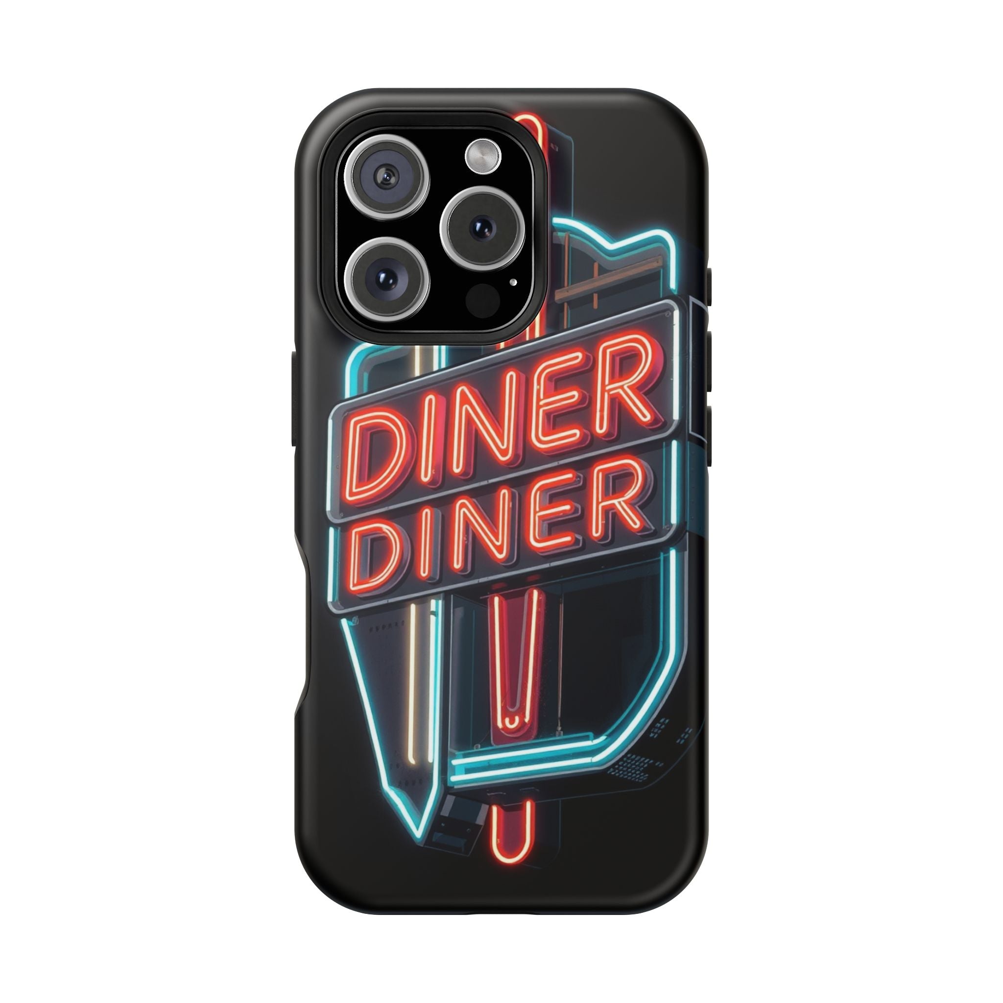 iPhone Neon Diner Sign Electric Art Slim Everyday Designer Case · iPhone Case