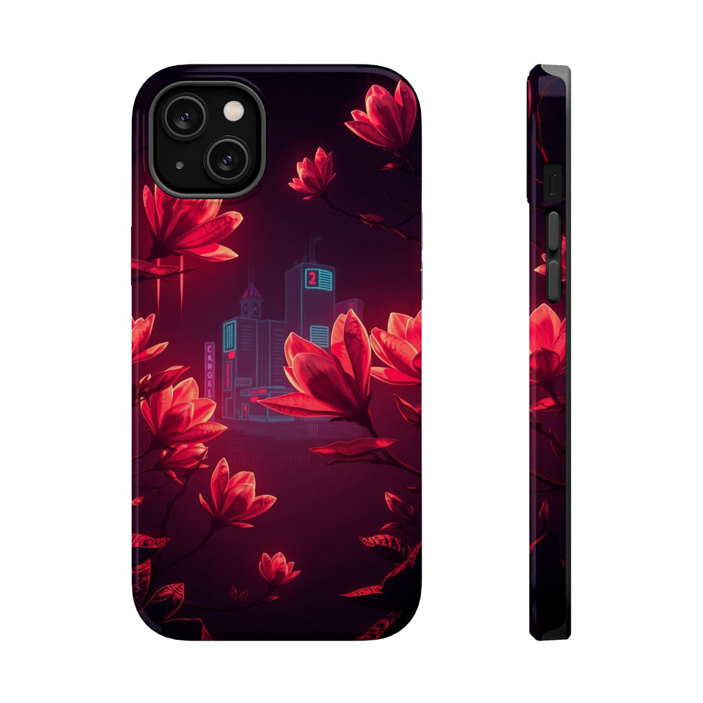 iPhone Charcoal And Copper Magnolia Dream Slim iPhone Everyday Designer · iPhone