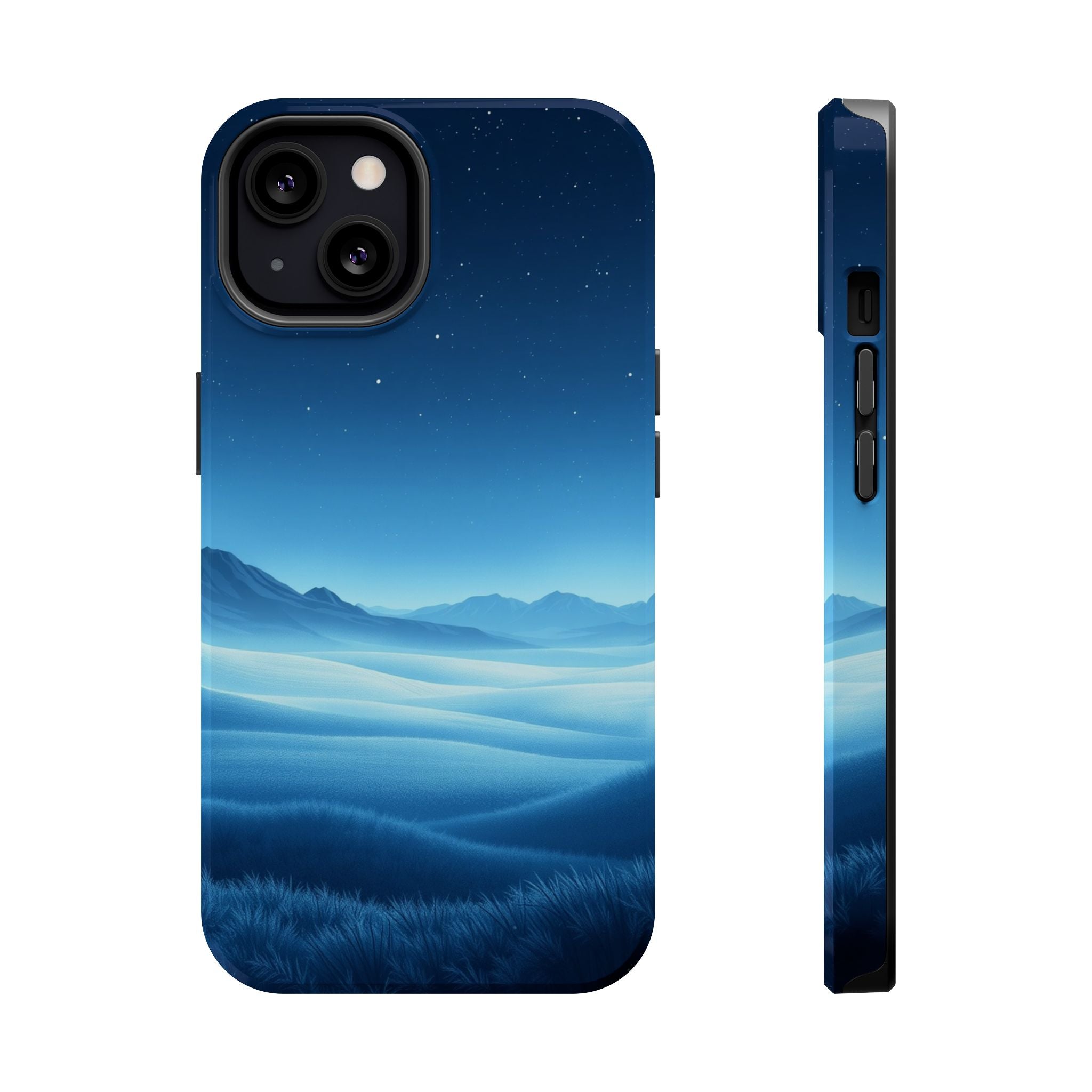 iPhone Midnight Blue And Silver Tundra Expanse Clean iPhone 17 Minimal · iPhone