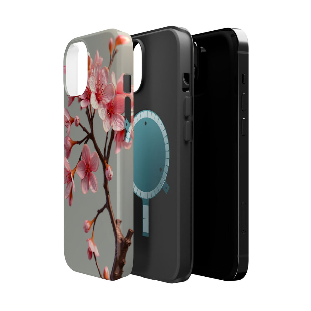 iPhone Mustard And Rust Cherry Blossom Slim Everyday Designer Case · iPhone Case