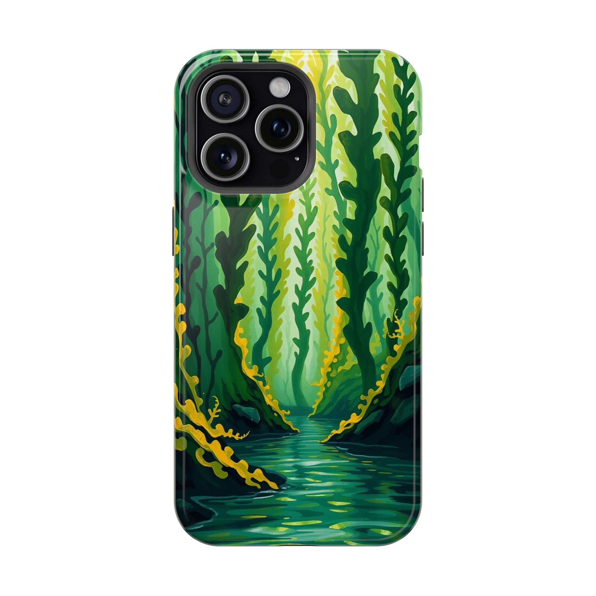 iPhone Kelp Forest Oil Painting Impressionist Slim iPhone Everyday · iPhone Case