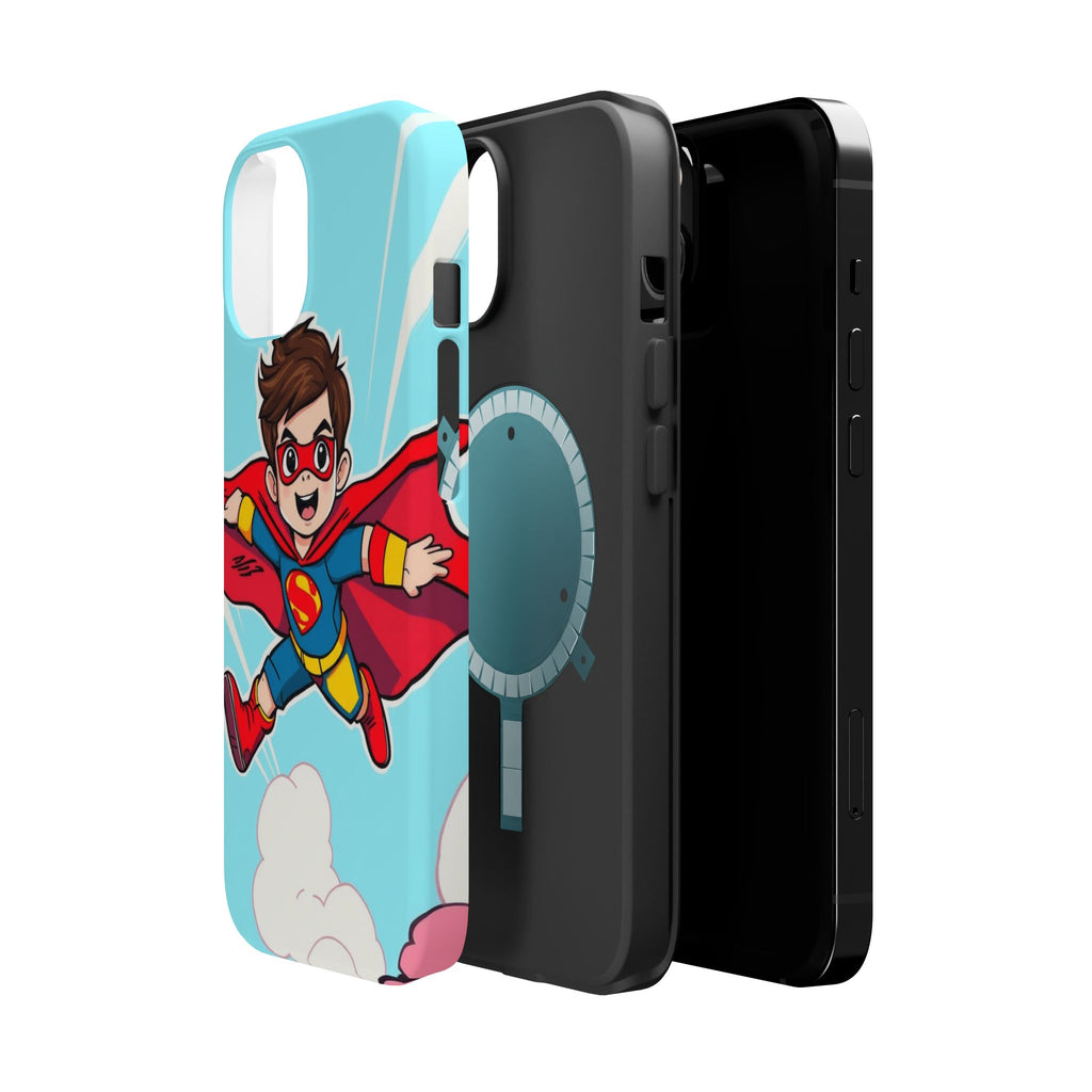 iPhone Kid Superhero Flying Kids Fun iPhone Phone Case Gift Slim · iPhone Case