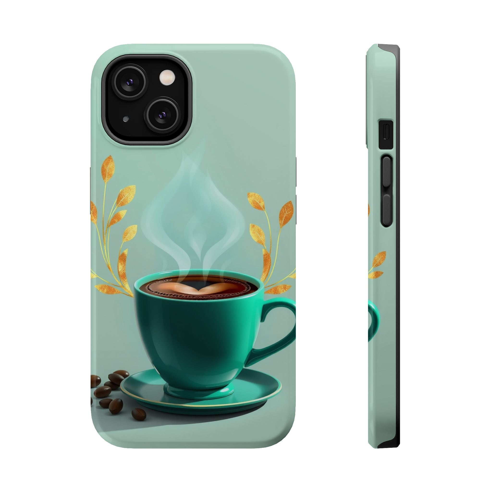 iPhone Radiant Emotional Support Coffee Design Soft Finish Everyday Case · iPhon