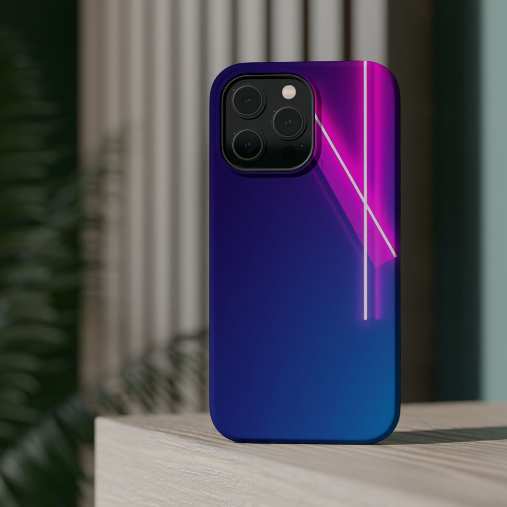 iPhone 1990s Geometric Neon Electric Art Slim Everyday Designer Case · iPhone Ca