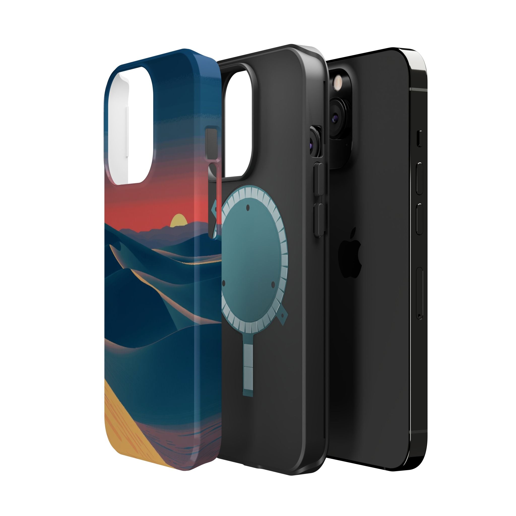 iPhone Sand Dunes at Dusk Bold Art 13 Slim Everyday Designer Case · iPhone Case