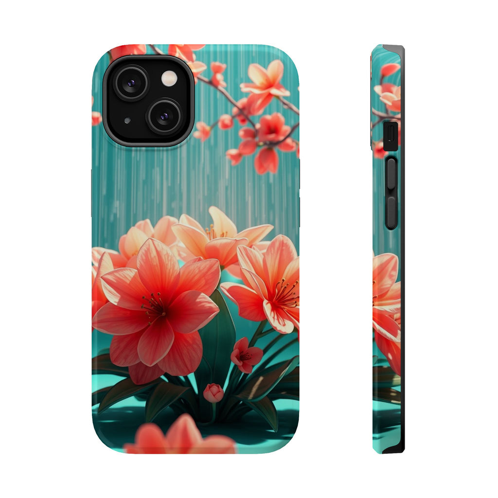 iPhone Spring Shower Bloom 3D Digital Slim Everyday Designer Case · iPhone Case
