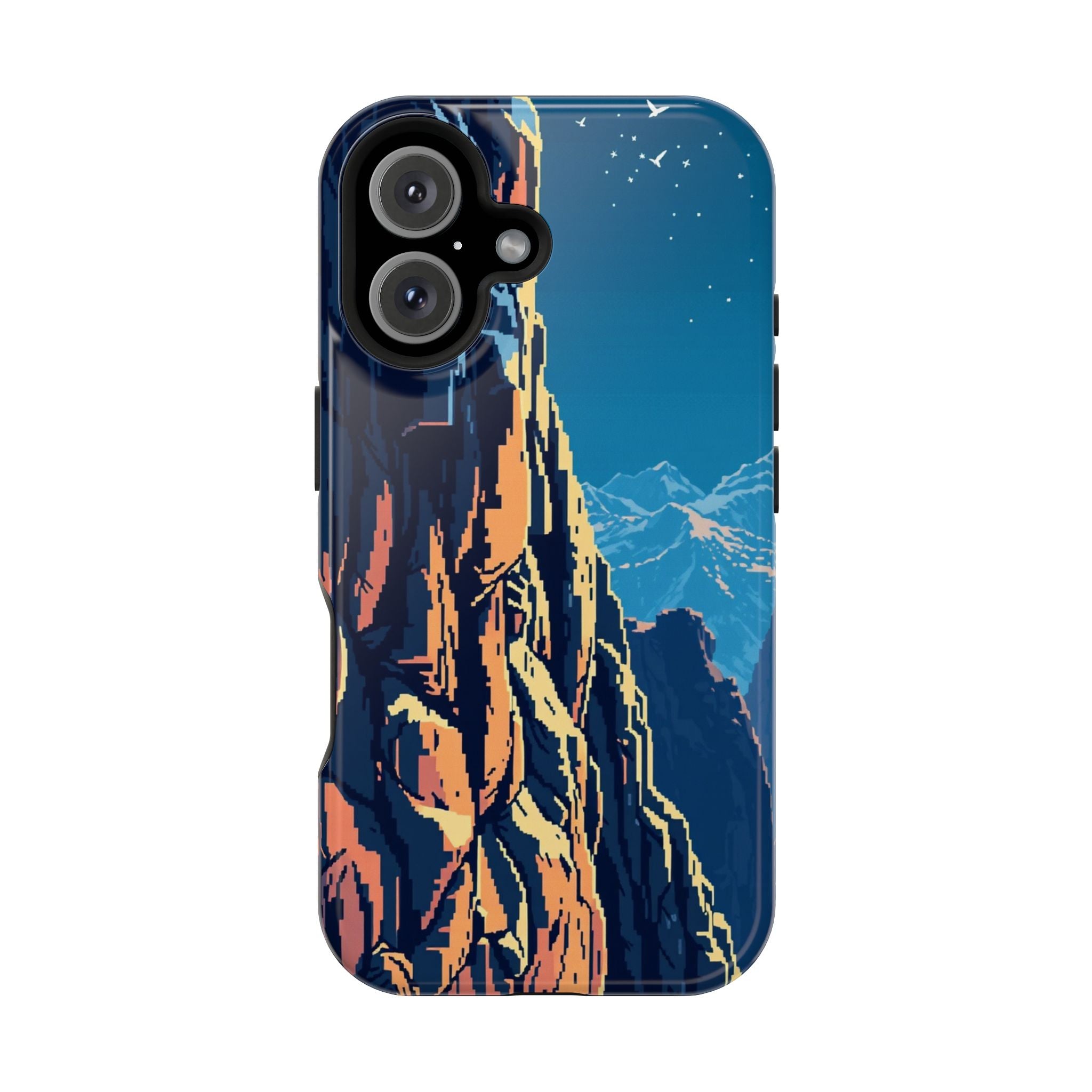 iPhone Midnight Blue And Silver Canyon Wall Slim iPhone Everyday · iPhone Case