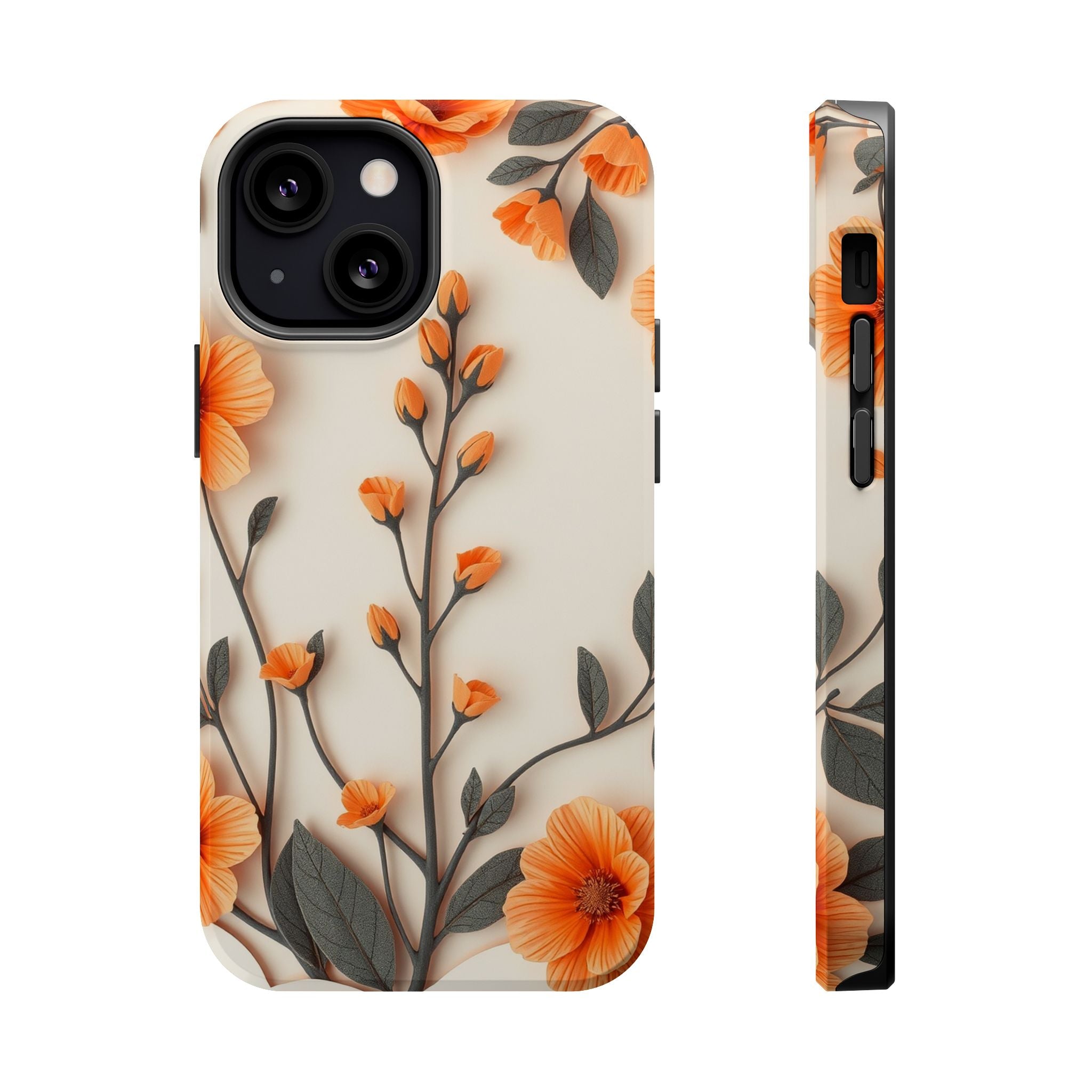 iPhone Vintage Botanical Print Paper Cut Art Slim iPhone Everyday · iPhone Case
