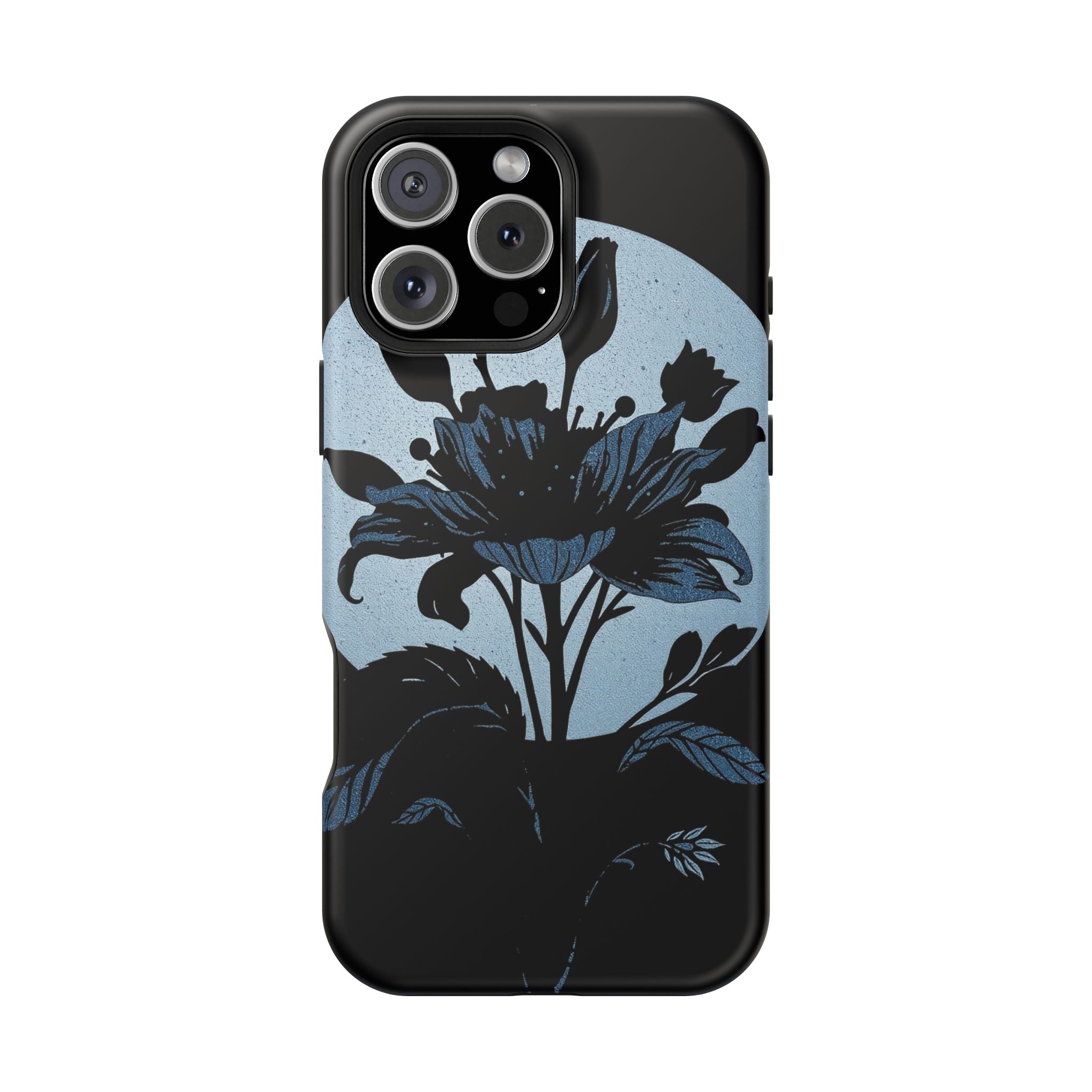 iPhone Radiant Floral Silhouette Design Slim Everyday Designer Case · iPhone Cas