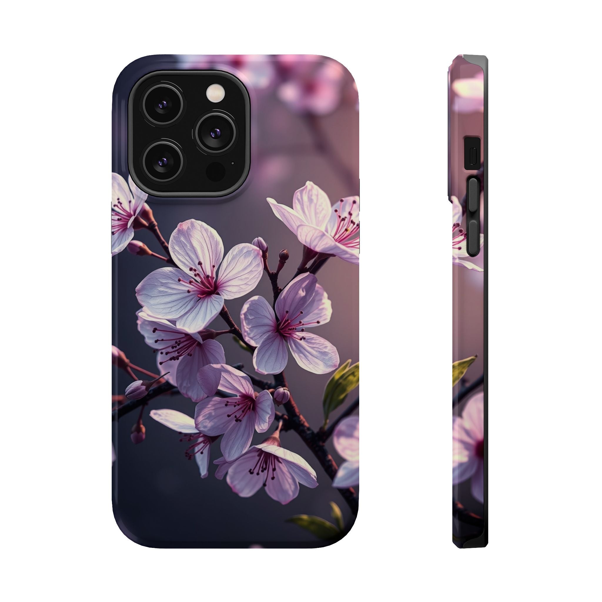 iPhone Cherry Blossom Enchanted Art Artistic Everyday Cas Slim Snap Case · iPhon