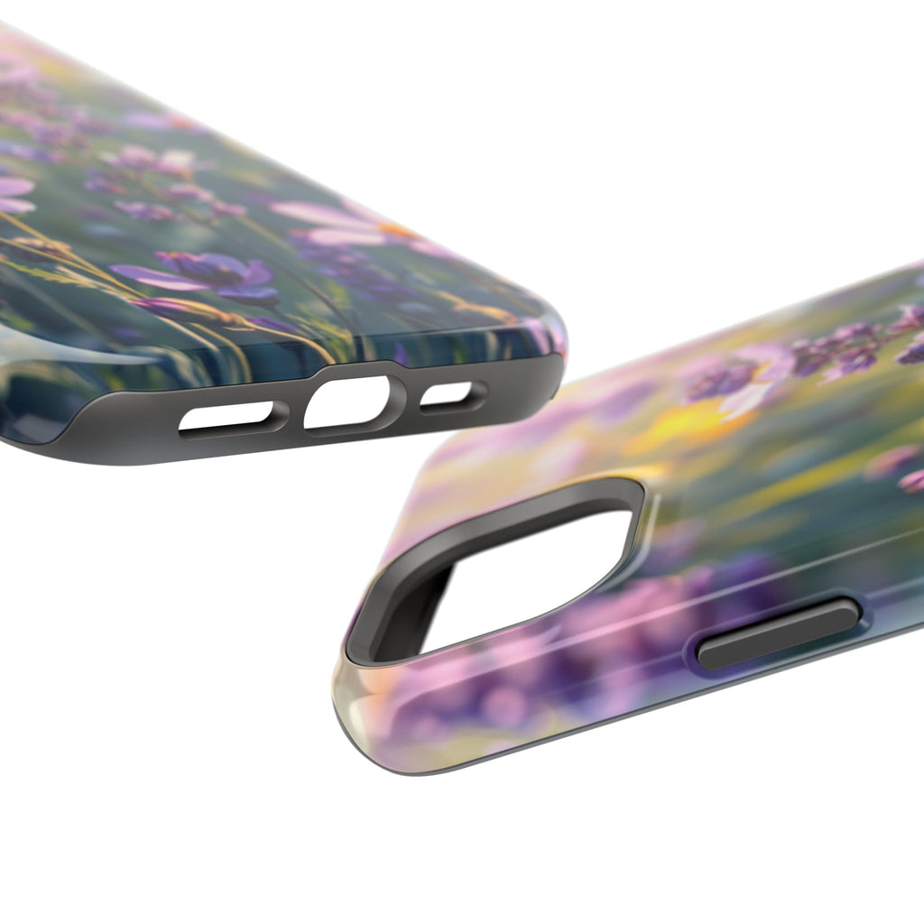 iPhone Lavender And Pearl Wildflower Field Slim iPhone Everyday · iPhone Case