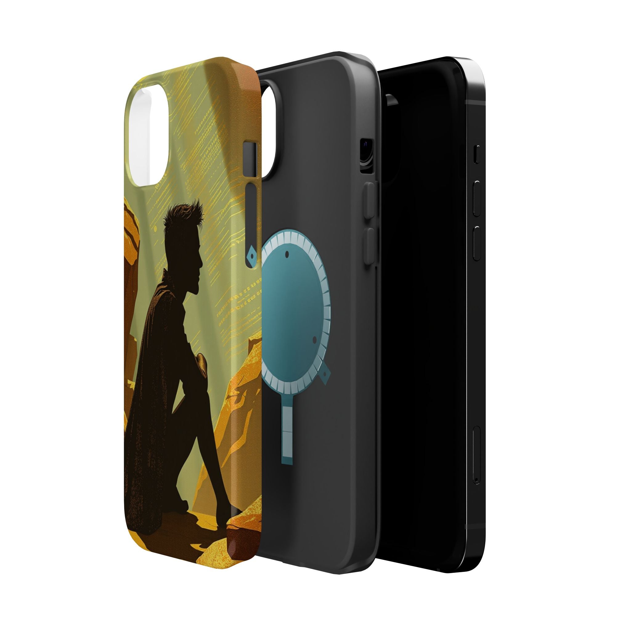iPhone Mustard And Rust Overthinking Again Slim Everyday Designer Case · iPhone