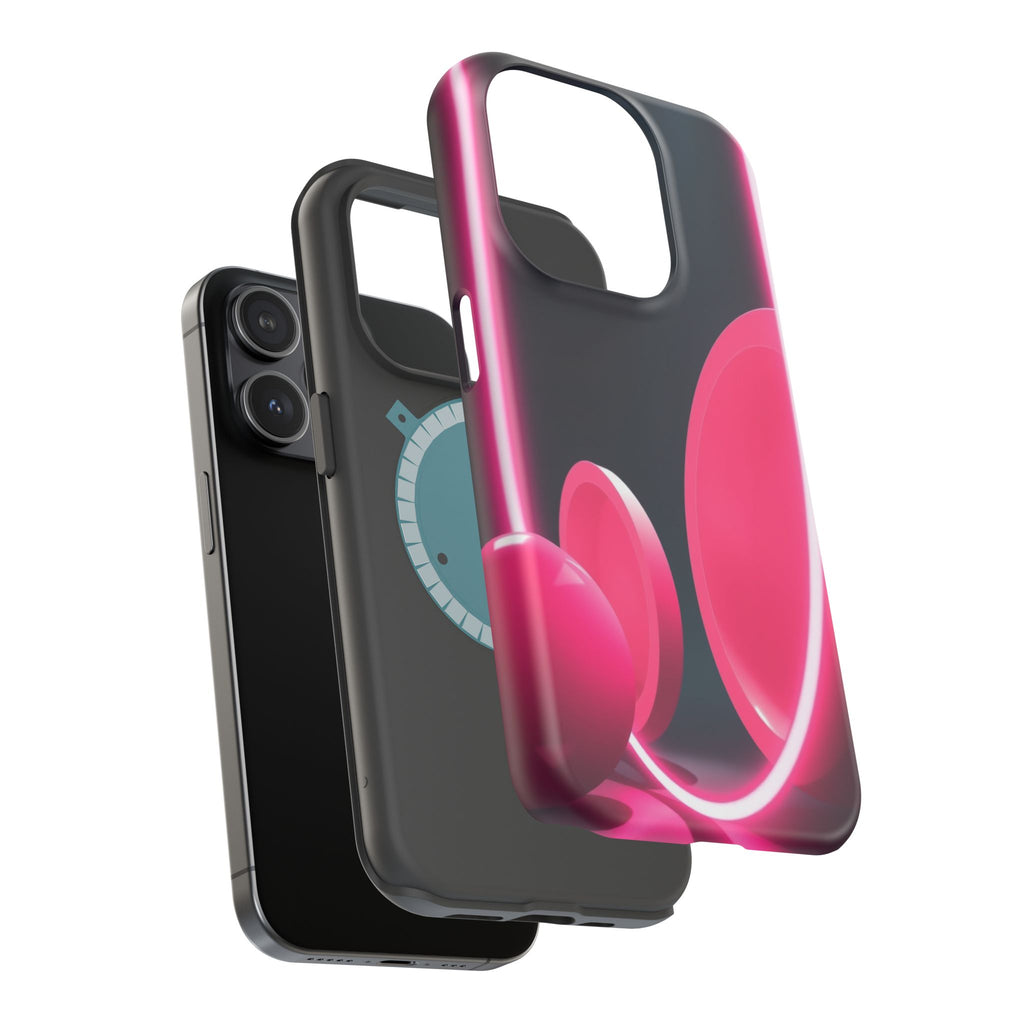 iPhone 1960s Mod Circles Neon Cyberpunk Slim Everyday Designer Case · iPhone Cas