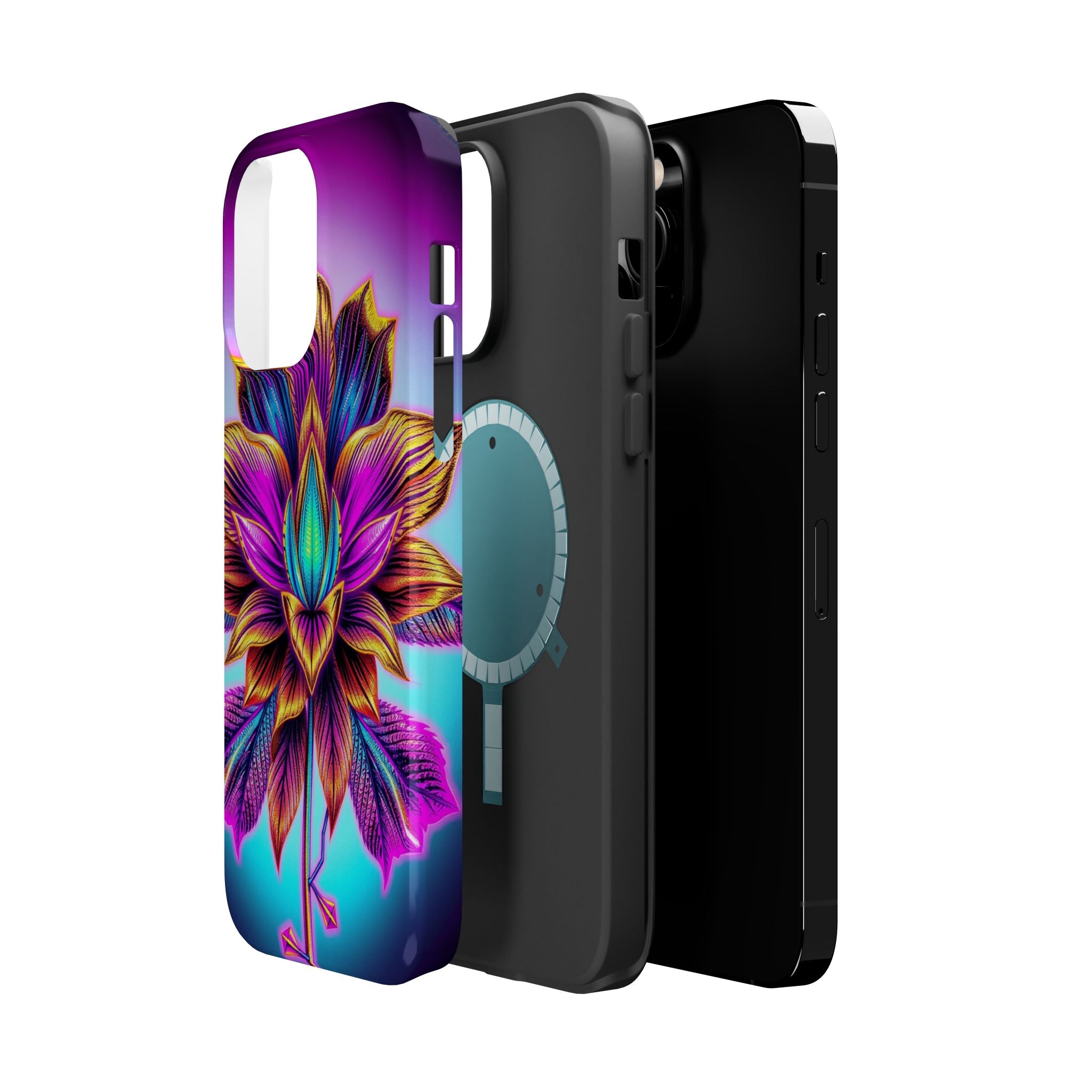 iPhone Floral Gold Foil Mystic Art Bold Modern Everyday Snap Case · iPhone Case