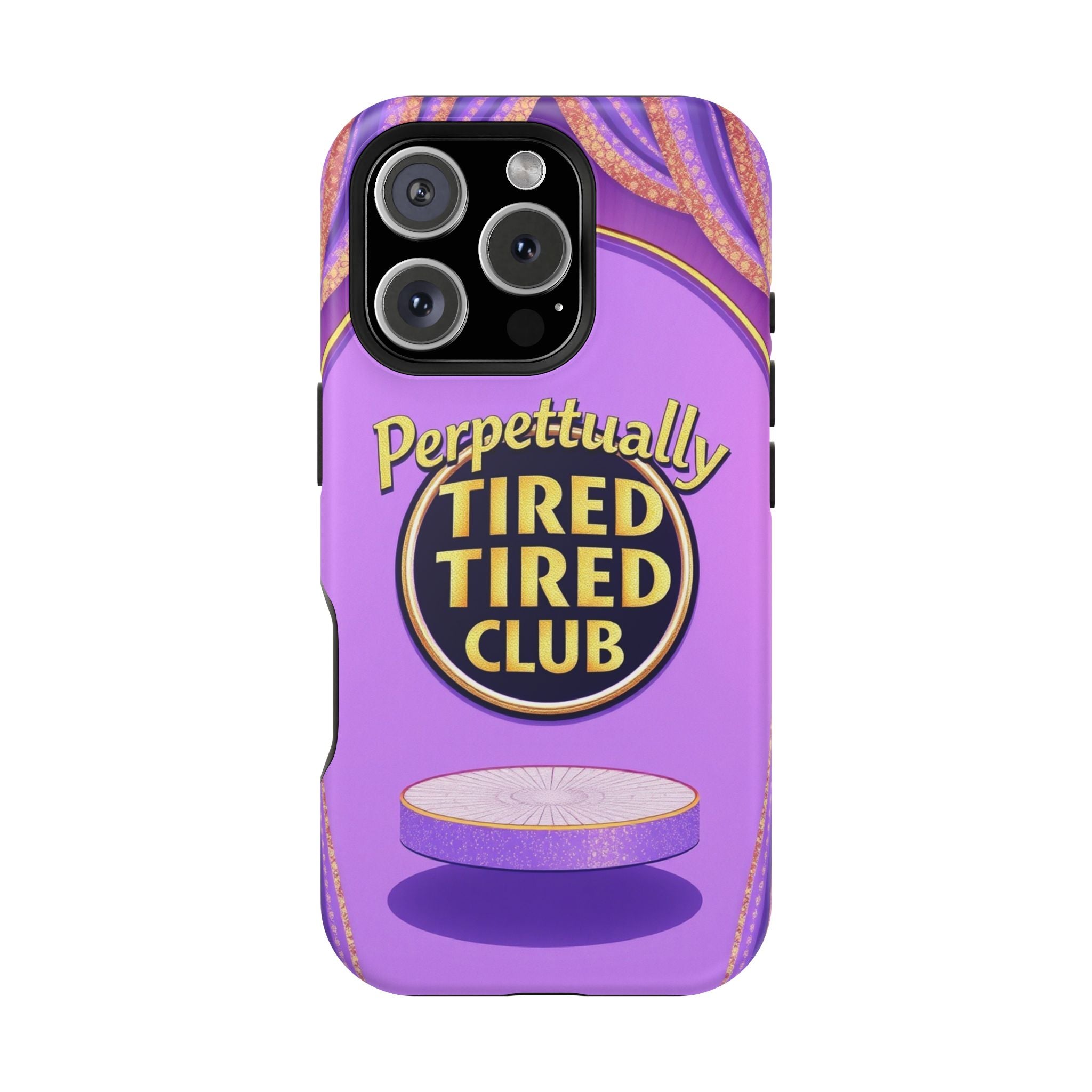 iPhone Perpetually Tired Club Bold Art Slim Everyday Designer Case · iPhone Case
