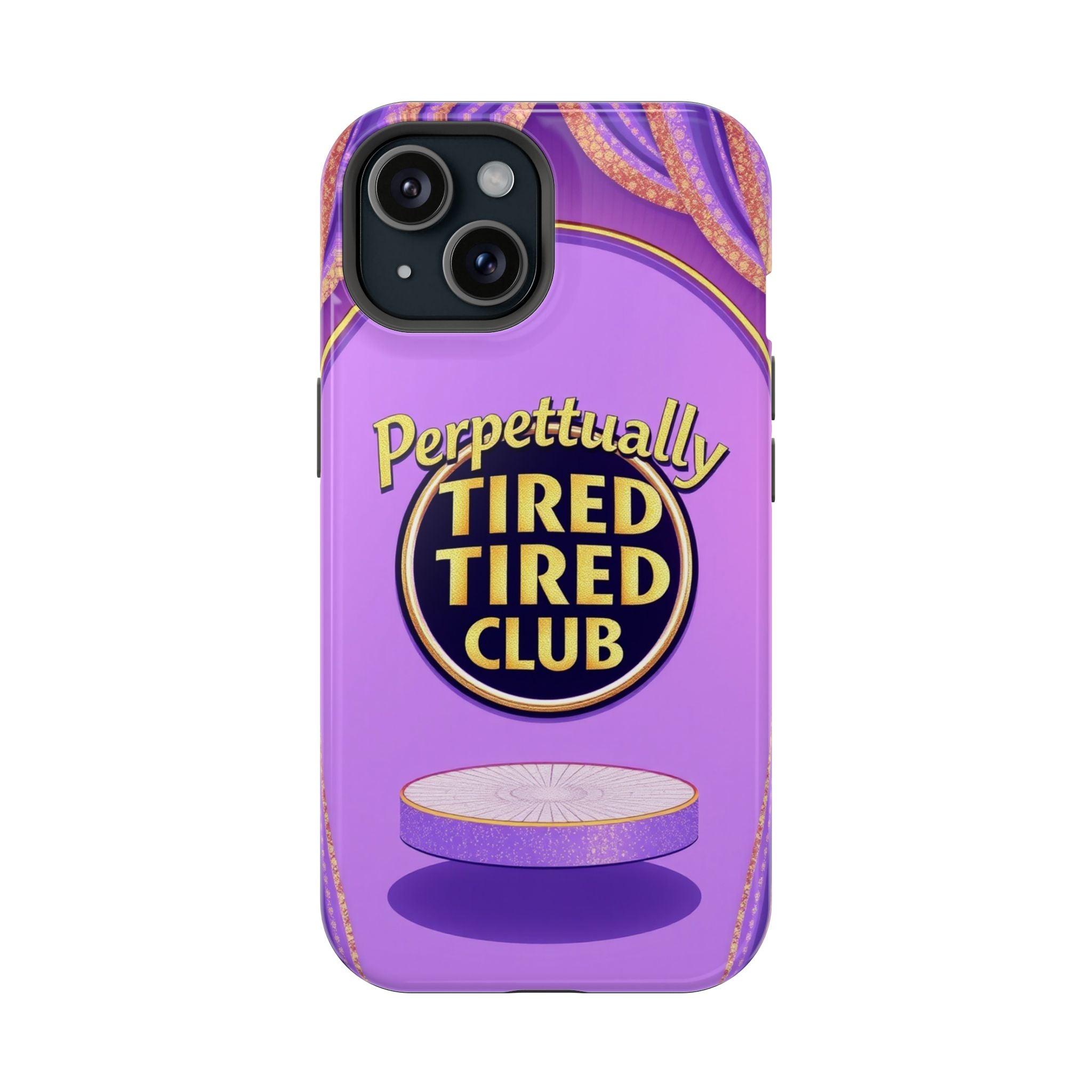 iPhone Perpetually Tired Club Bold Art Slim Everyday Designer Case · iPhone Case