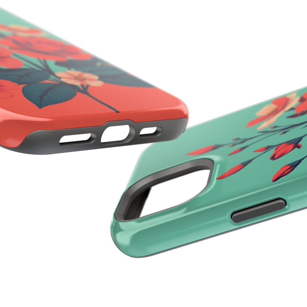 iPhone Pin-up Floral Cinematic Art Bold Modern Everyday Snap Case · iPhone Case