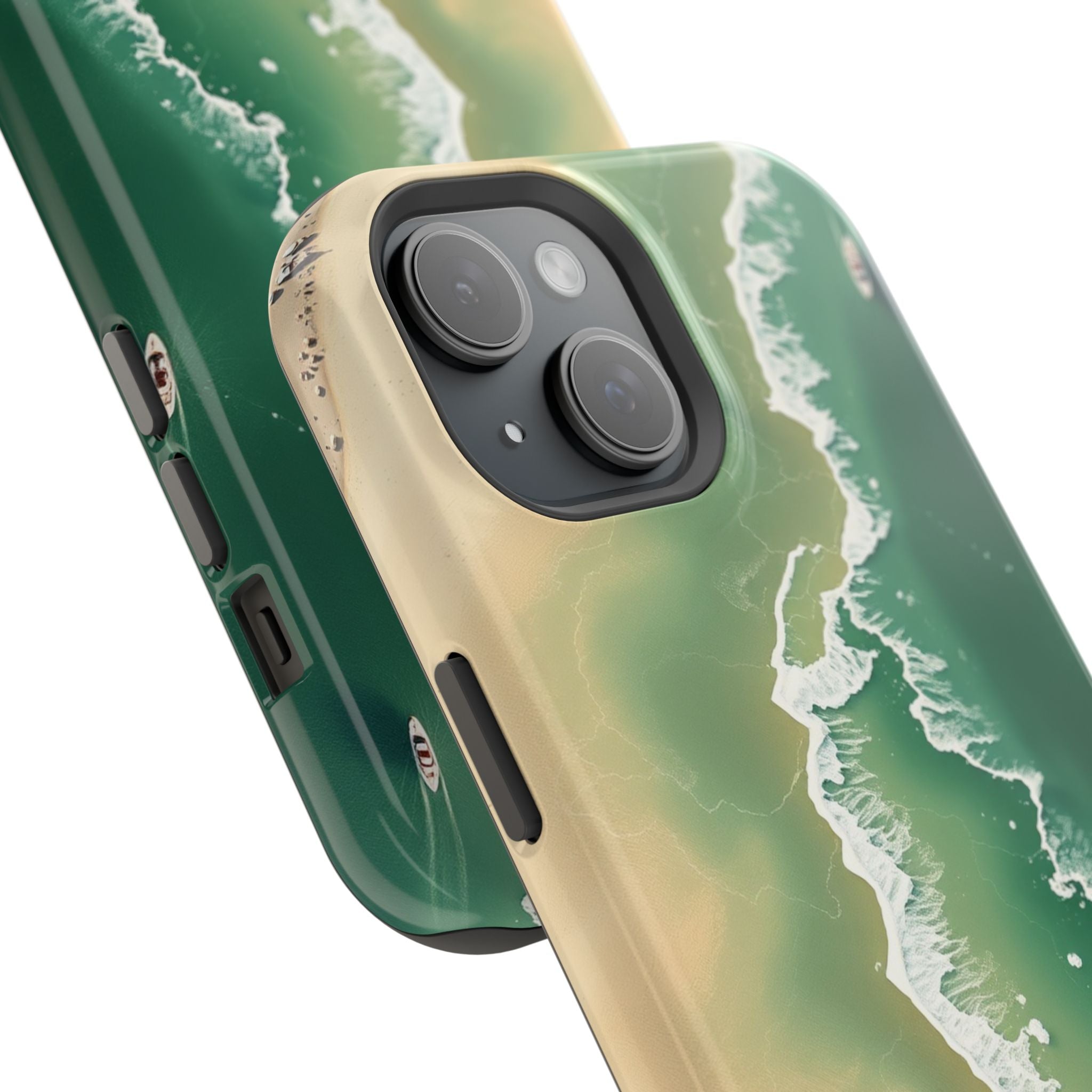 iPhone Shoreline Aerial Bold Art Bold Modern Everyday Snap Case · iPhone Case