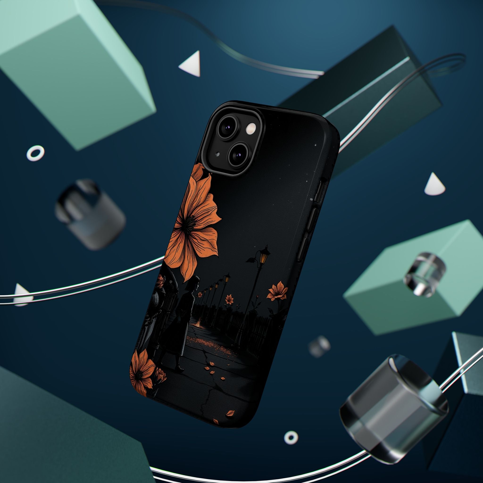 iPhone Night Bloomer Electric Art Bold Modern Everyday Snap Case · iPhone Case