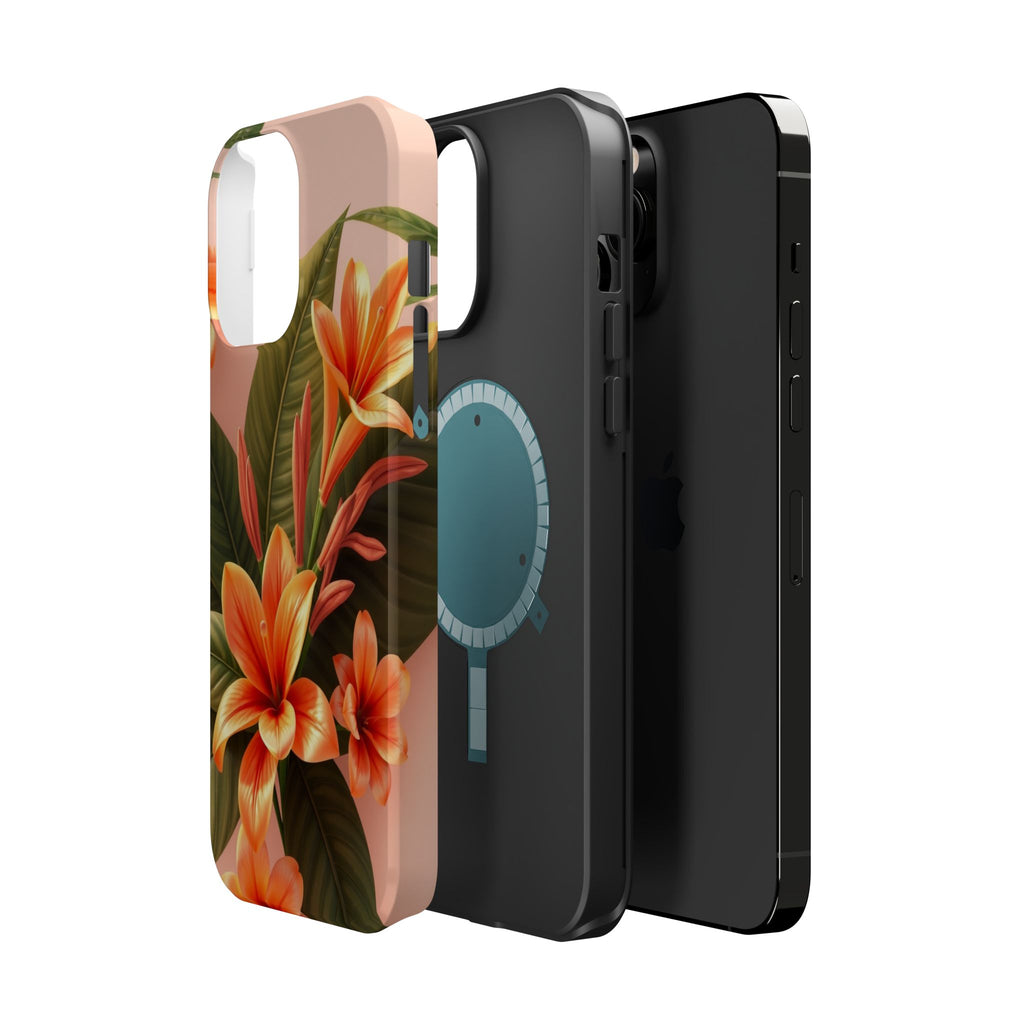 iPhone Tropical Bloom 3D Digital Bold Modern Everyday Snap Case · iPhone Case