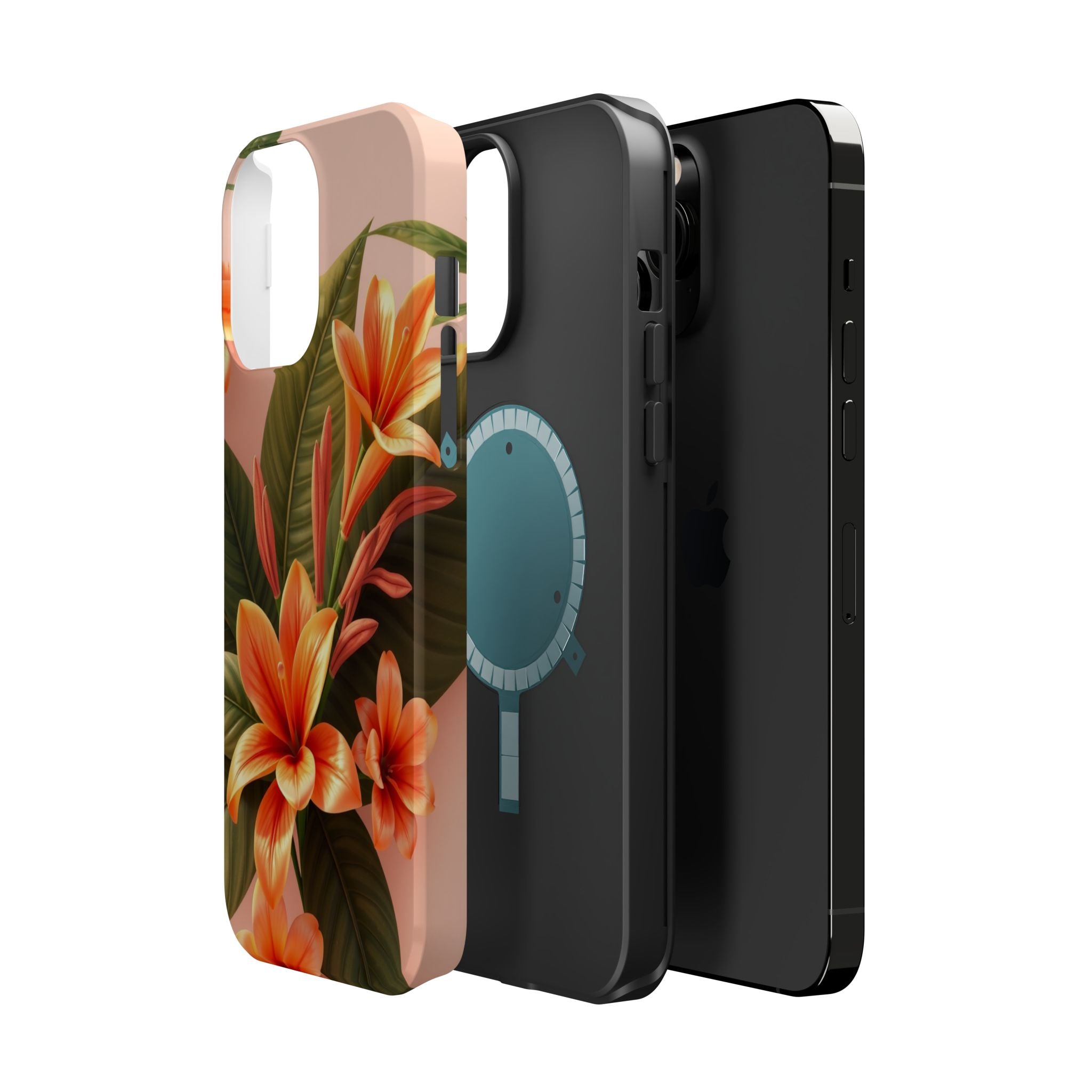 iPhone Tropical Bloom 3D Digital Bold Modern Everyday Snap Case · iPhone Case