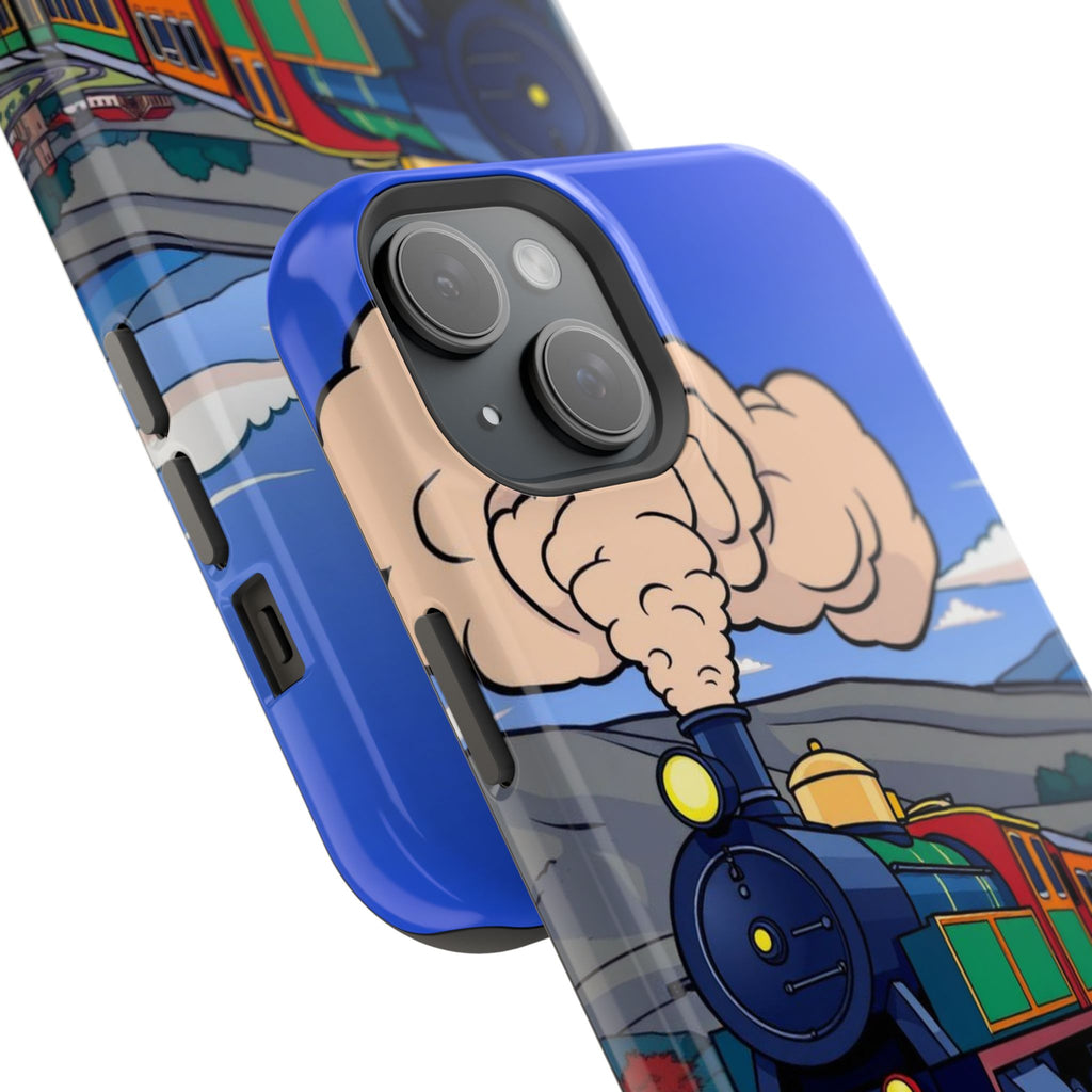 iPhone Steam Locomotive Puff Kids Fun iPhone Phone Case Gift Slim · iPhone Case