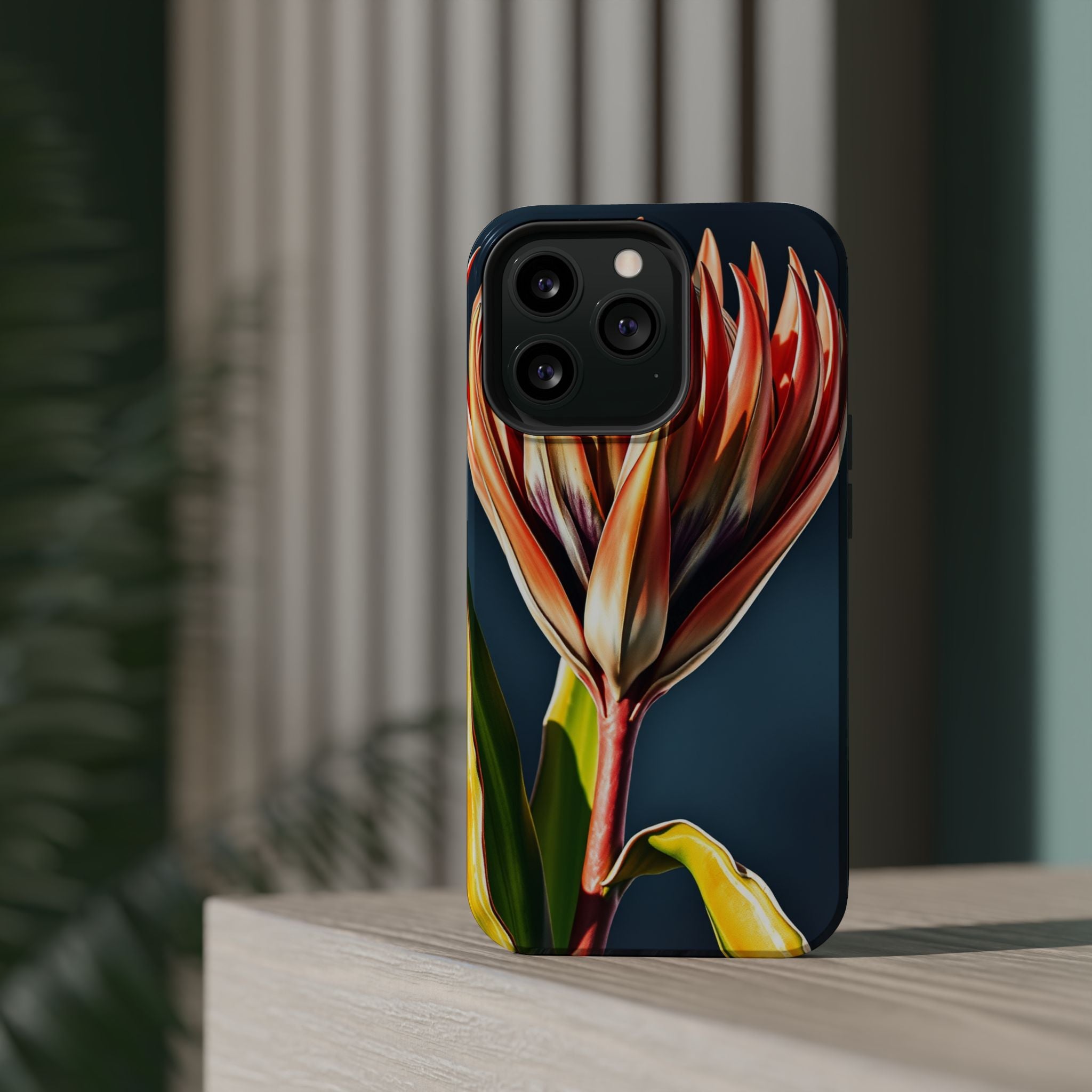 iPhone Protea Bold Vibrant Watercolor Slim Snap Case Ga · iPhone Case