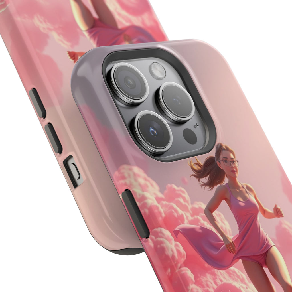 iPhone on Fumes 3D Digital Bold Modern Everyday Snap Case · iPhone Case