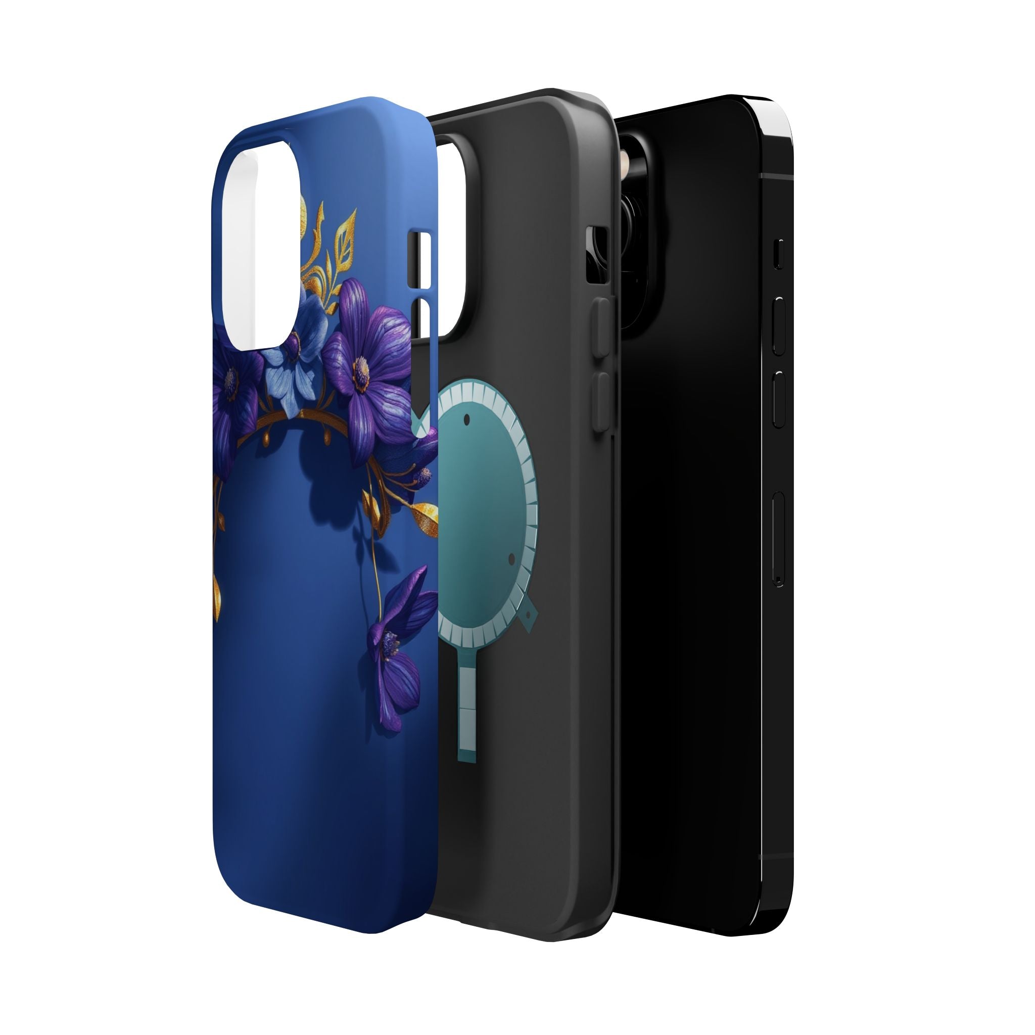 iPhone Vibrant Floral Crown Design 14 Slim Everyday Designer Case · iPhone Case