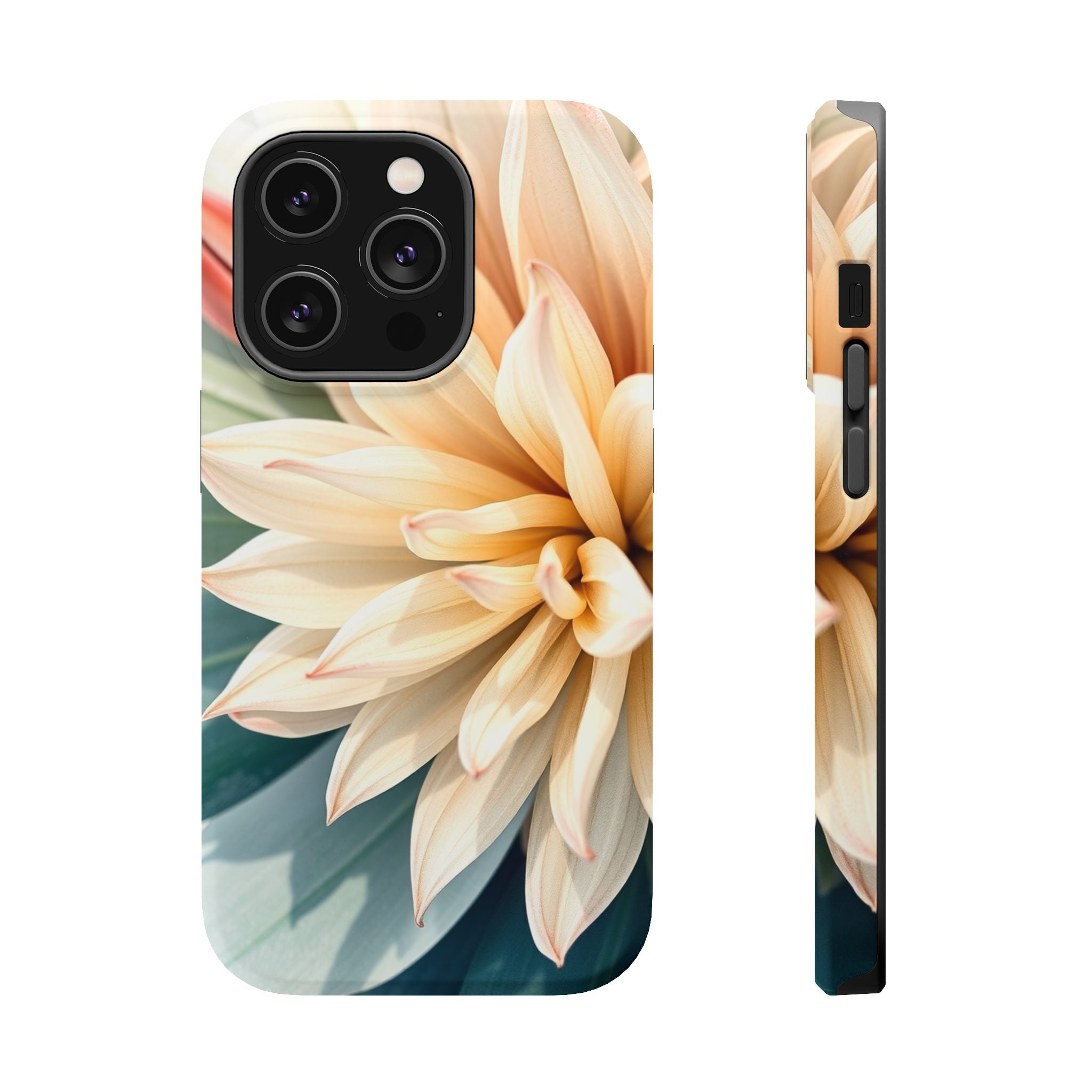 iPhone Neon Floral Radiant Design Clean Minimal Snap Case · iPhone Case