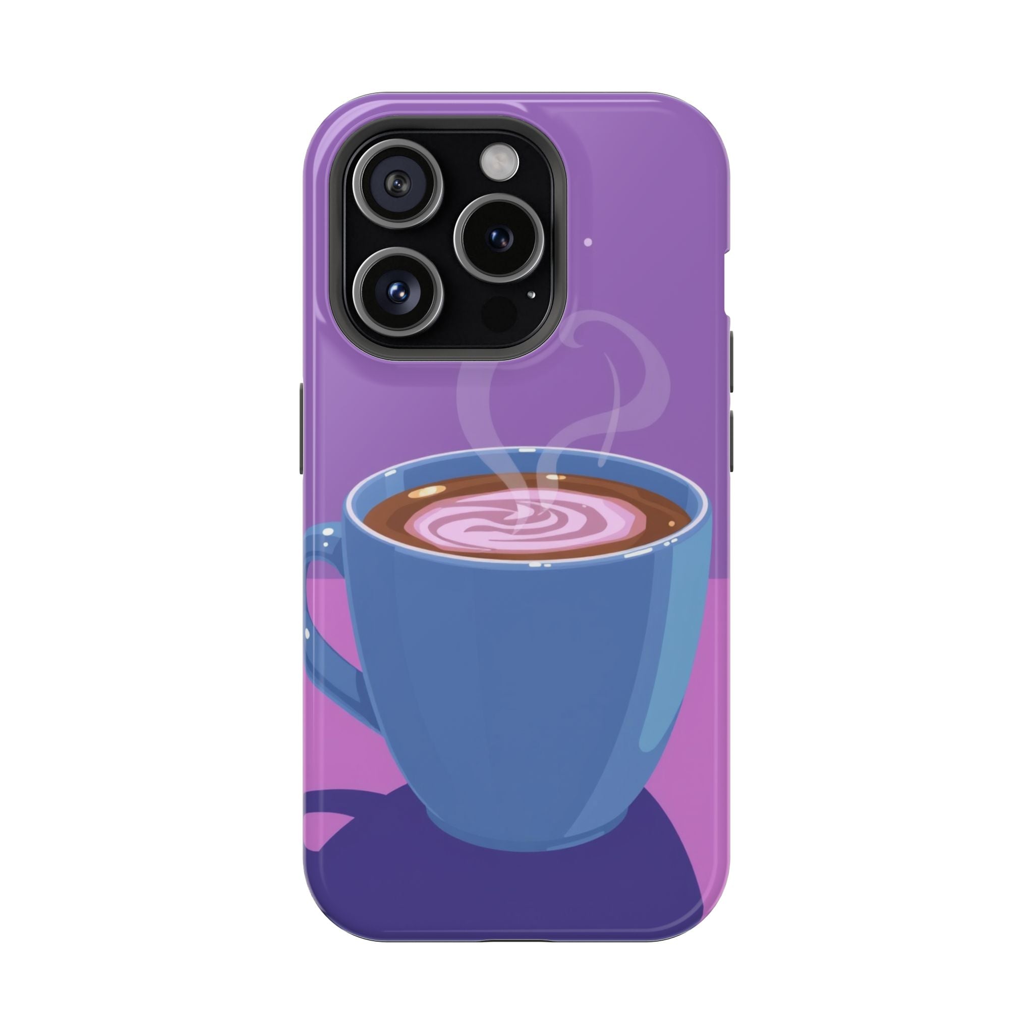 iPhone Emotional Support Coffee Pixel Art -Bit Soft Finish Everyday Case · iPhon