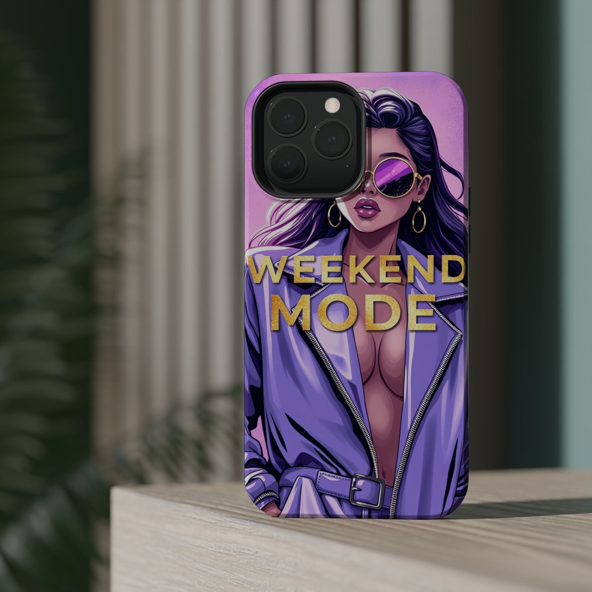 iPhone Lavender And Pearl Weekend Mode On Slim Everyday Designer Case · iPhone C