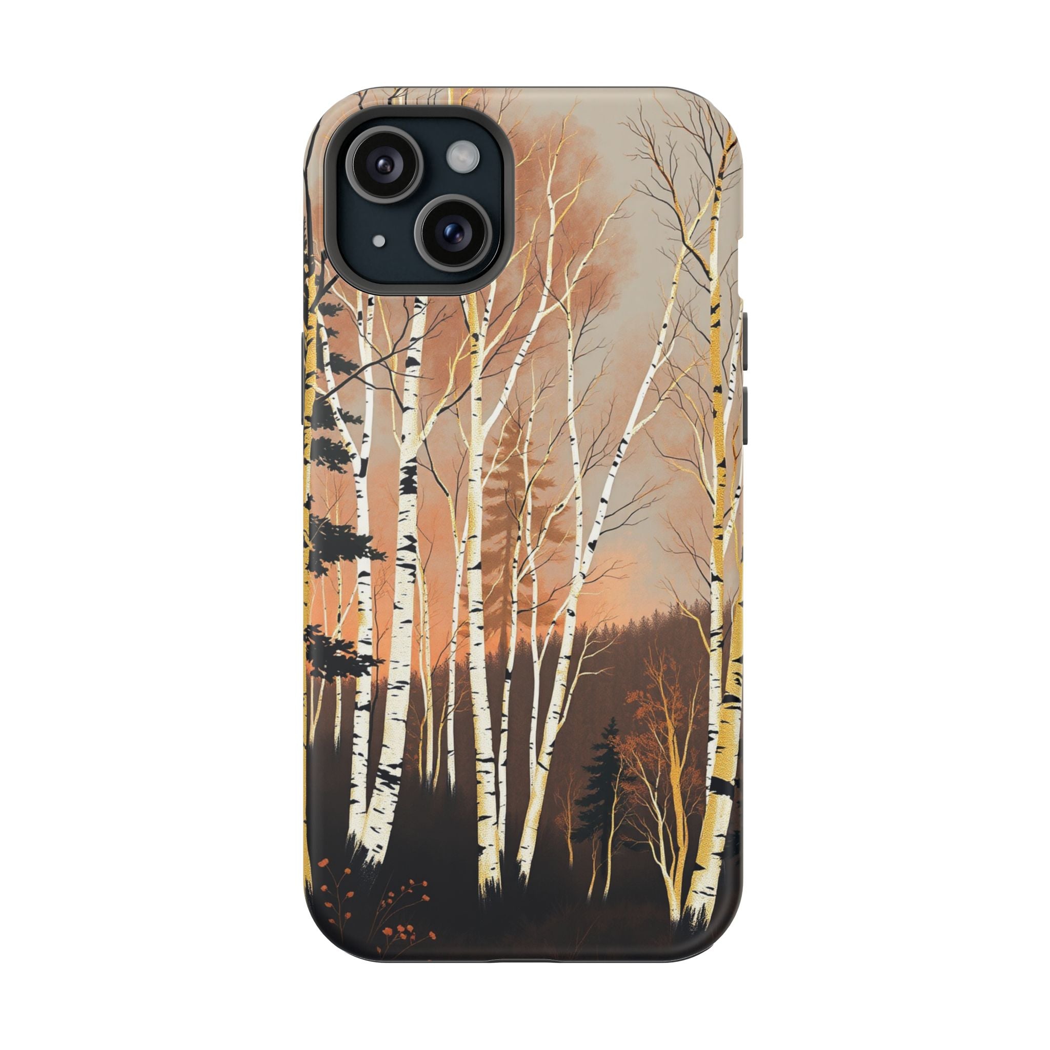 iPhone Birch Grove Mystic Art 14 Bold Modern Everyday Snap Case · iPhone Case