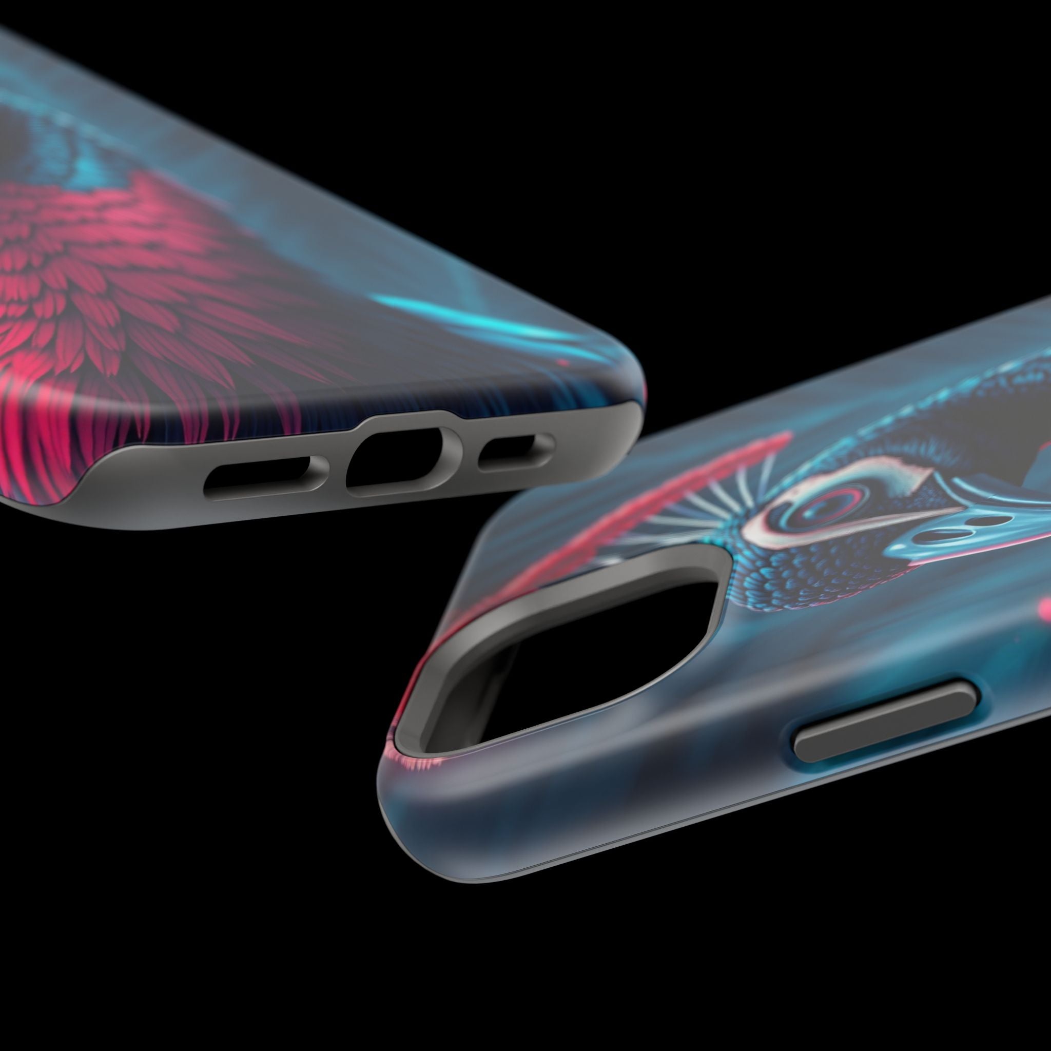iPhone Nouveau Peacock Electric Art Slim Everyday Designer Case · iPhone Case