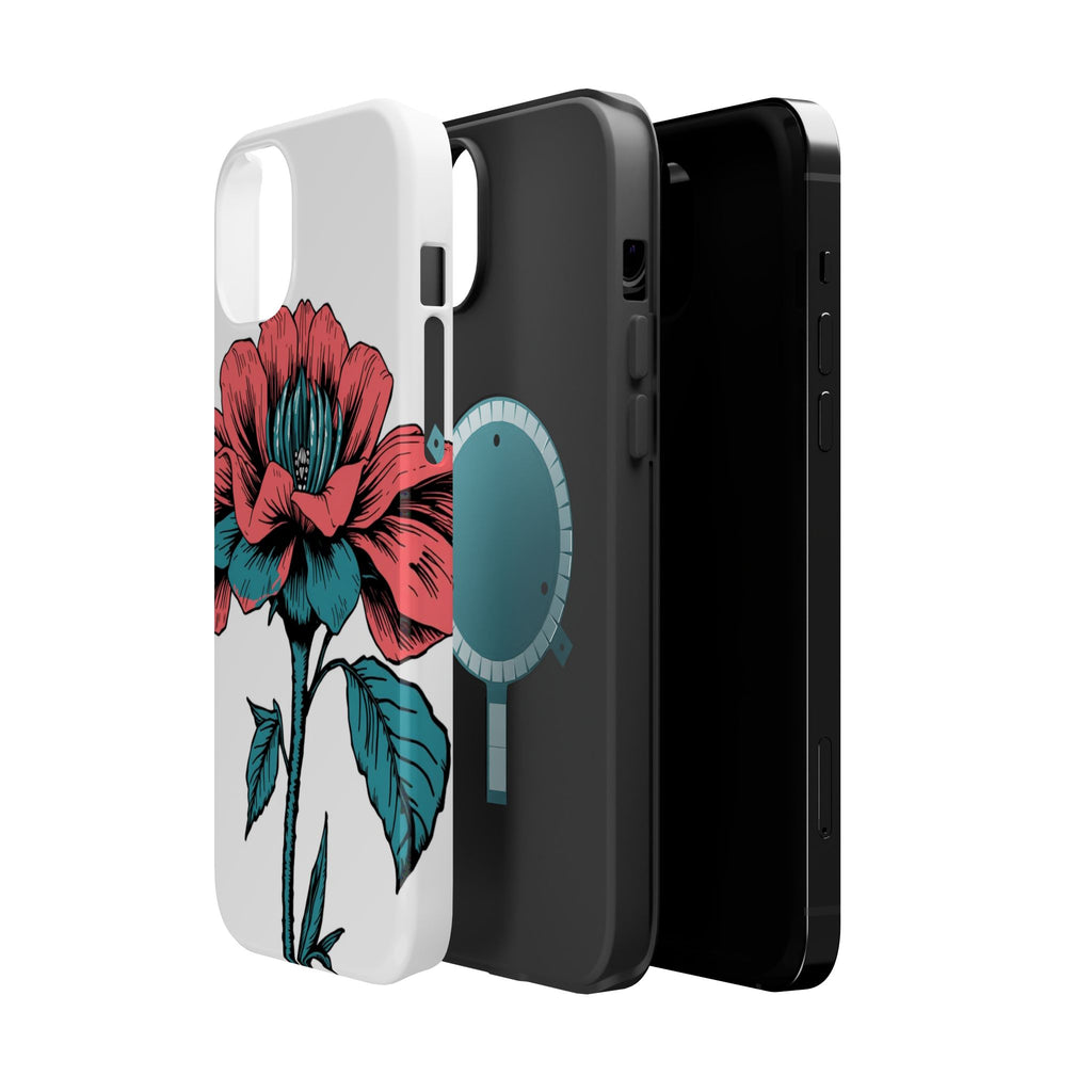 iPhone Garden Party Bloom Dark Gothic Ink Slim Snap Case · iPhone Case