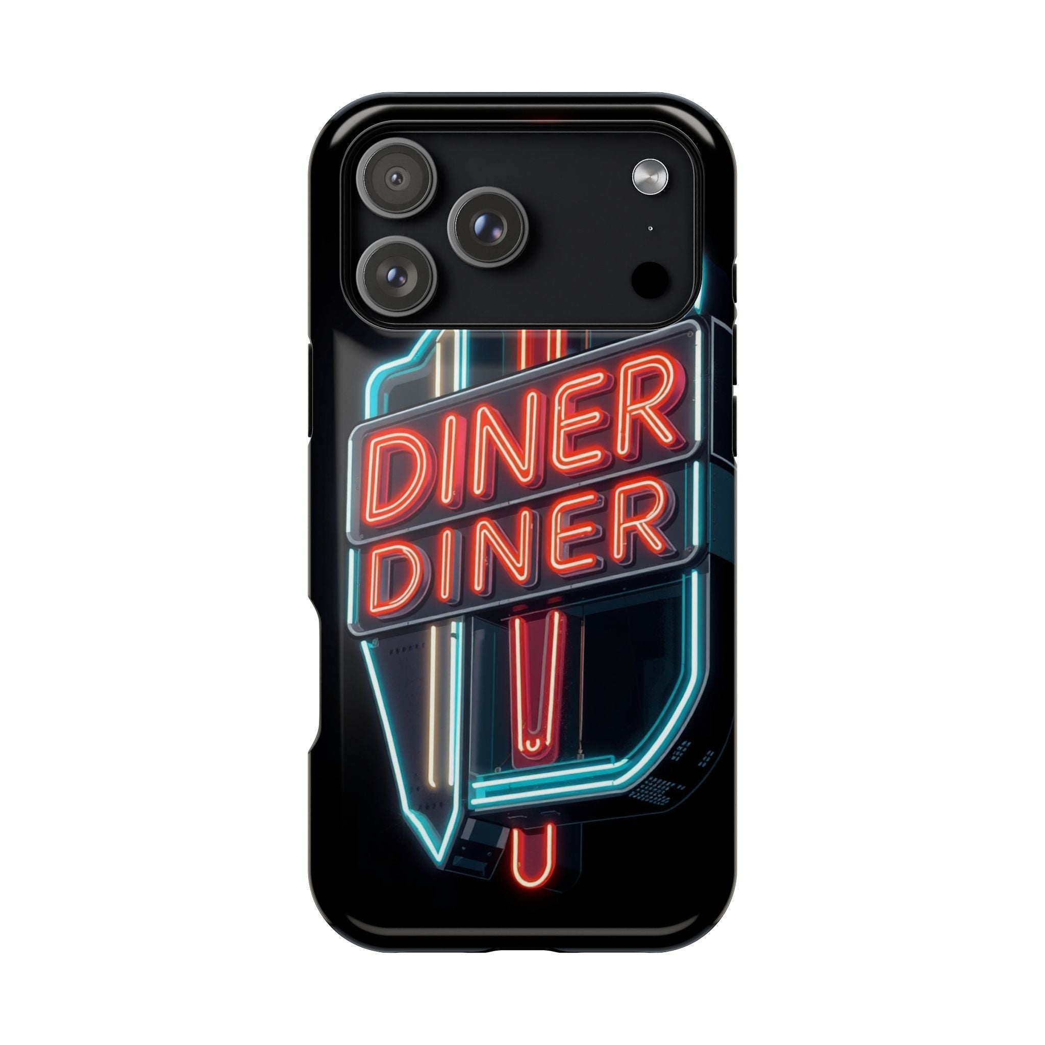 iPhone Neon Diner Sign Electric Art Slim Everyday Designer Case · iPhone Case