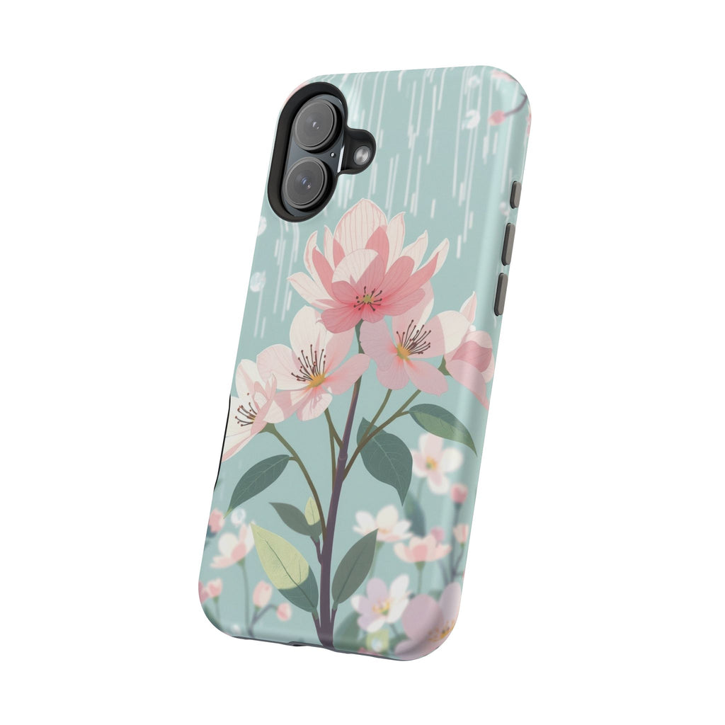 iPhone Mint And Blush Spring Shower Bloom Slim iPhone Everyday Designer · iPhone