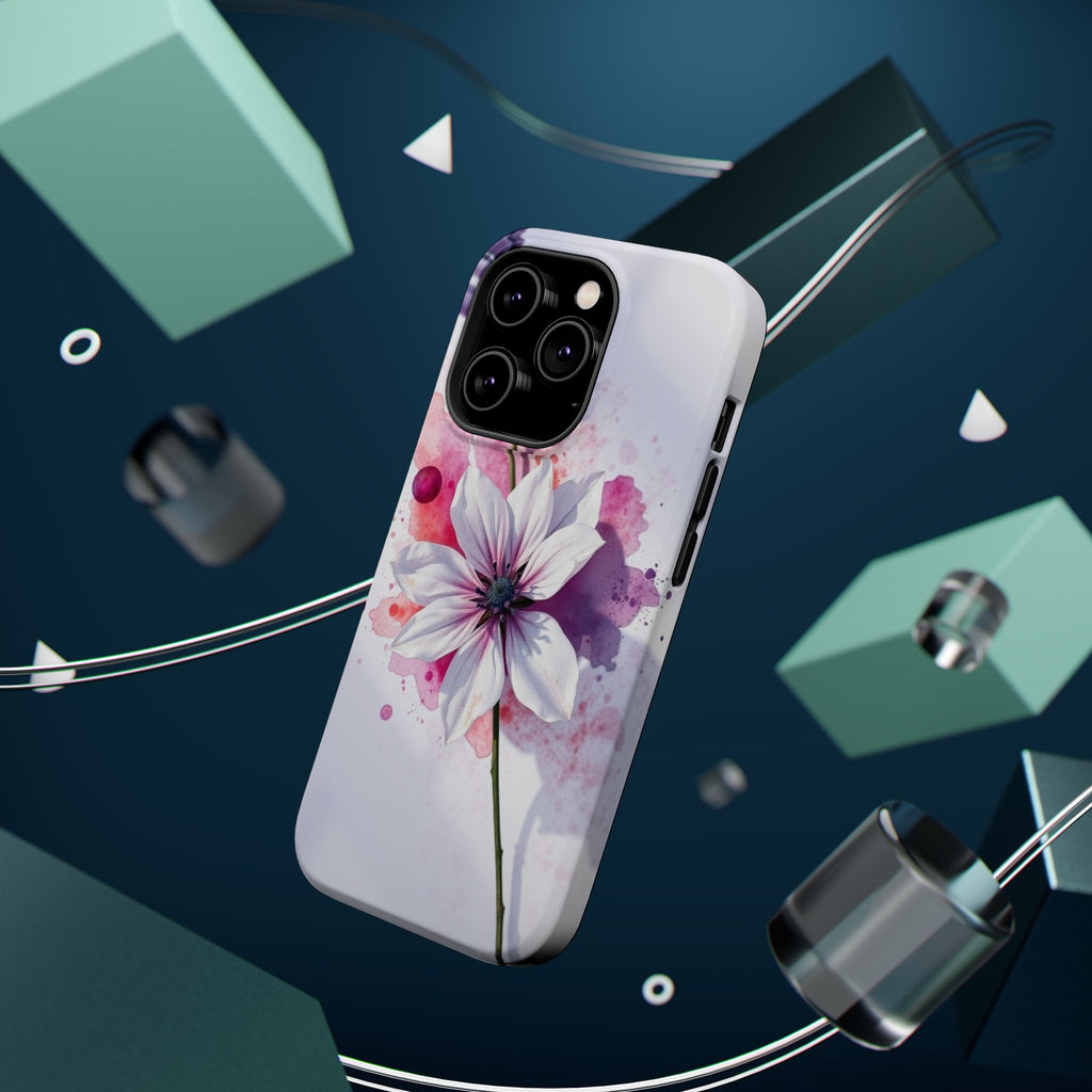 iPhone Floral Watercolor Splash Bold Art Slim Everyday iPhone 15 · iPhone Case