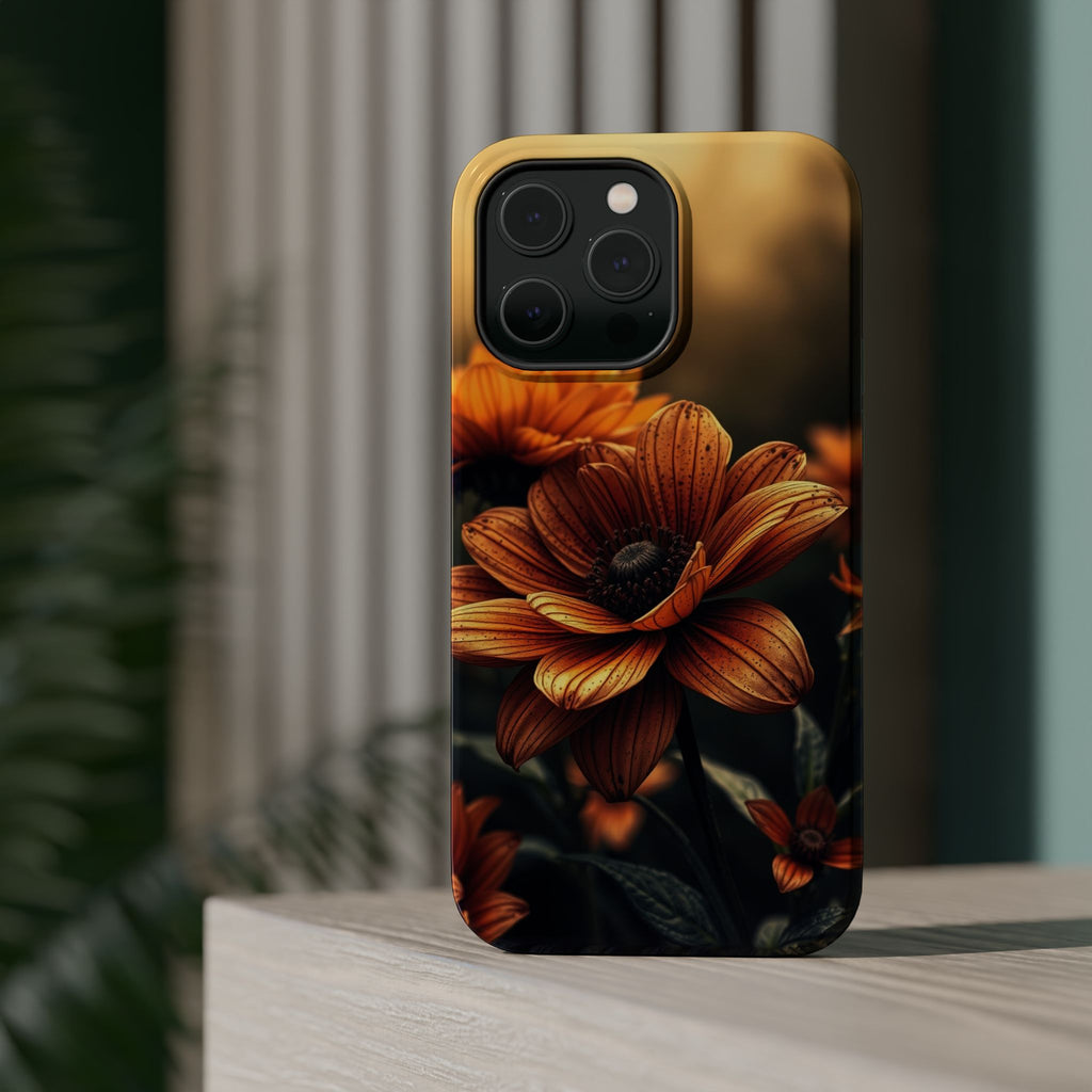 iPhone Radiant Floral Ombre Design Bold Modern Everyday Snap Case · iPhone Case