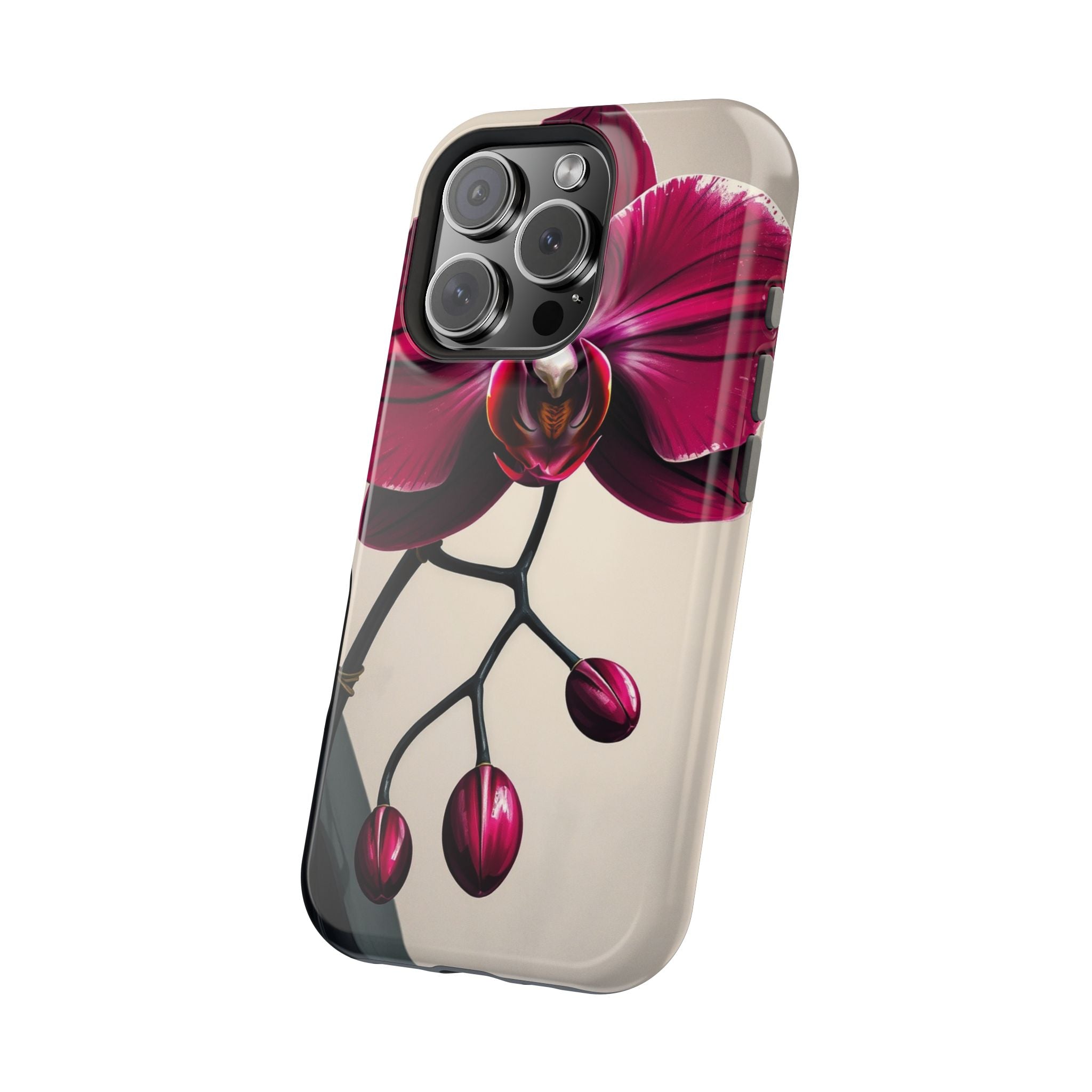 iPhone Orchid Study Enchanted Art Bold Modern Everyday Snap Case · iPhone Case