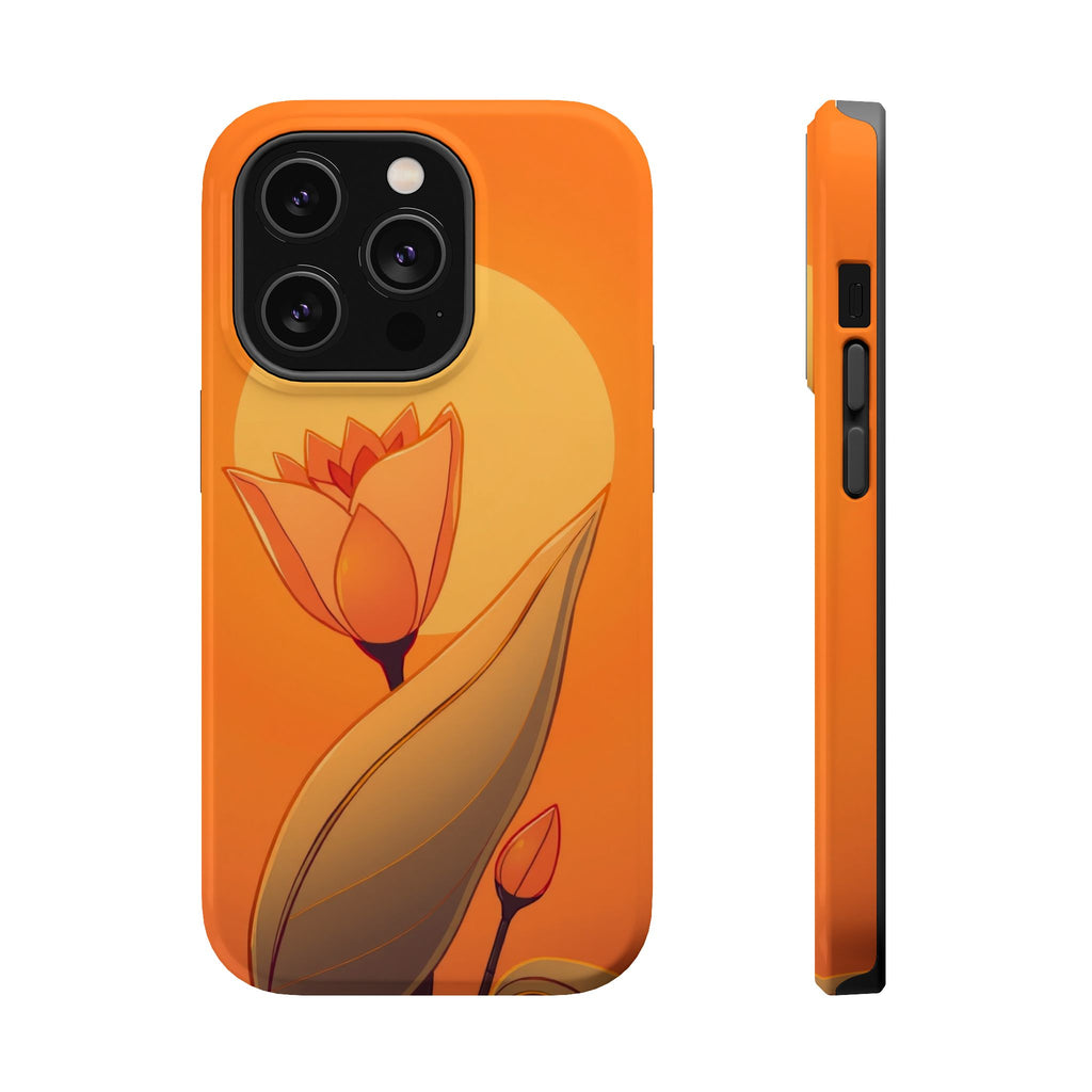 iPhone Bloom and Leaf Minimalist Line Art Slim iPhone Everyday Designer · iPhone