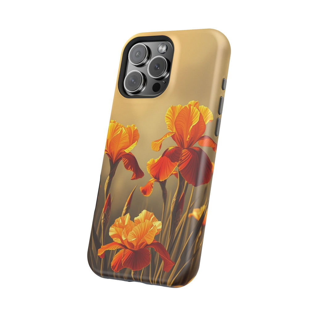 iPhone Iris Garden Gold Foil Luxury Slim Everyday Designer Case · iPhone Case
