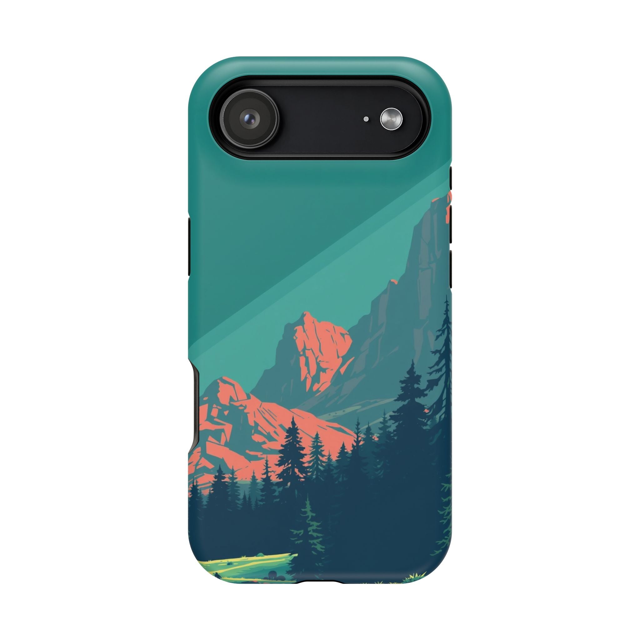 iPhone Pine Ridge Pixel Art -Bit Bold Modern Everyday Snap Case · iPhone Case