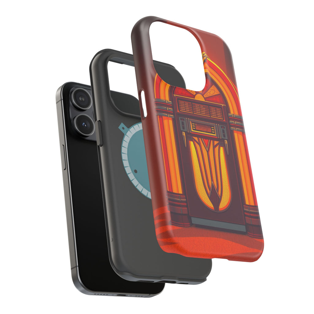 iPhone Jukebox Glow Pop Art Bold Bold Modern Everyday Snap Case · iPhone Case